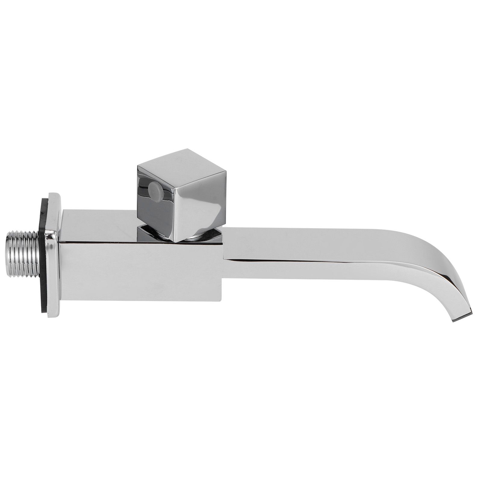 G1/2 Wall in Faucet Single Cold Waterfall Sink Basin Water Tap Bathroom view 4