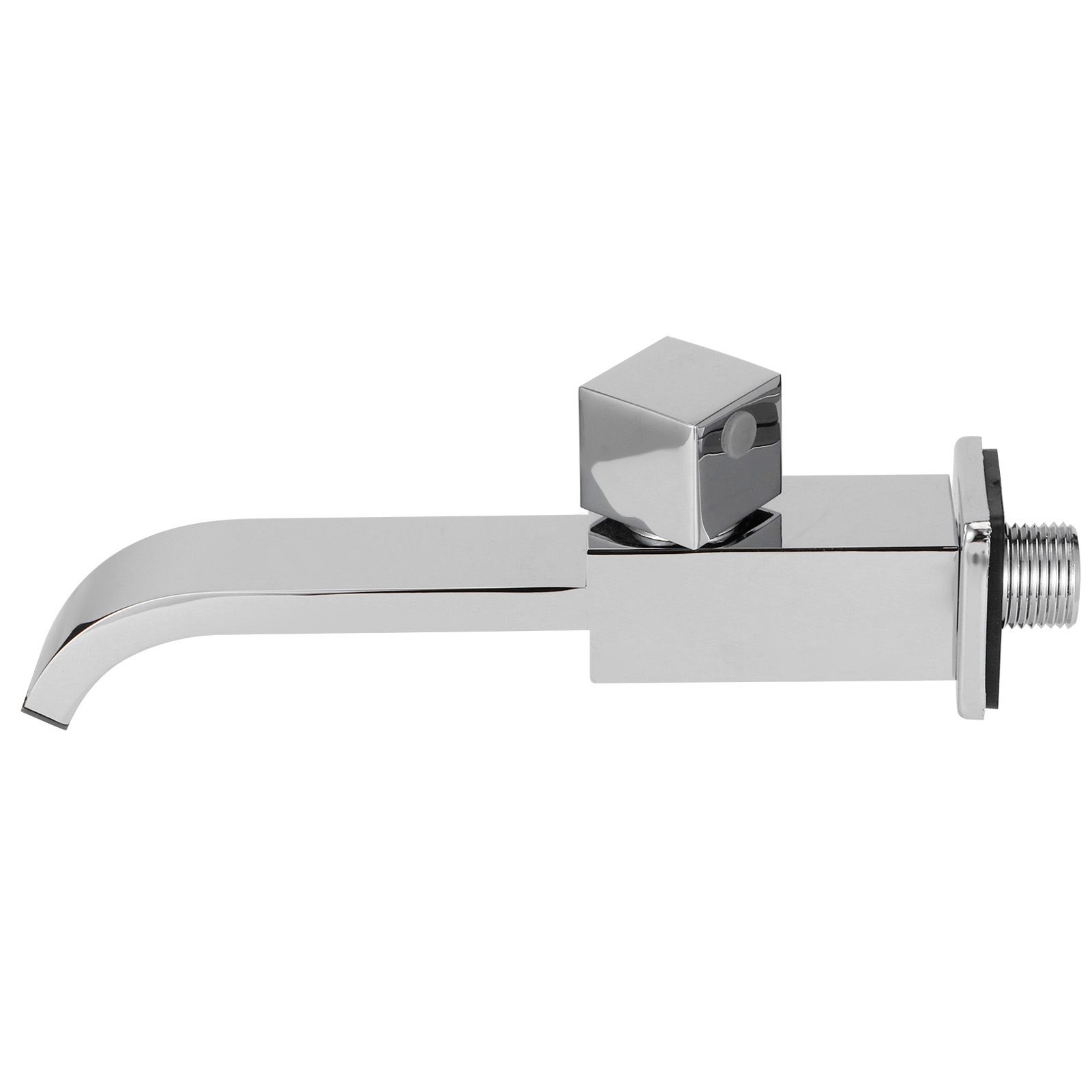 G1/2 Wall in Faucet Single Cold Waterfall Sink Basin Water Tap Bathroom view 8