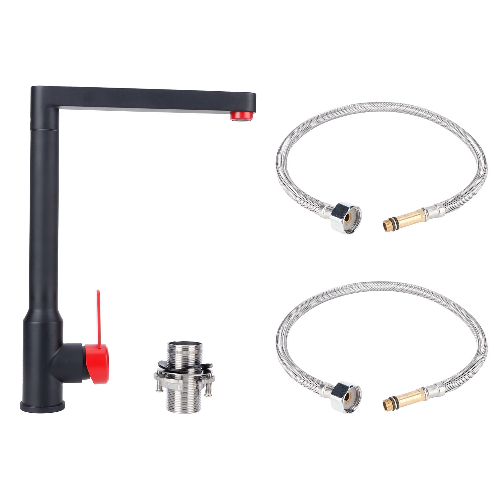 G7/8 Faucet 304 Stainless Steel Rotatable Water Tap Hot Cold Mixing for view 2
