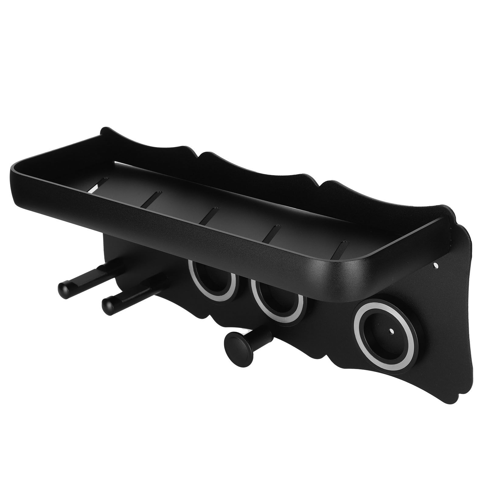 Hair Blower Stand Organizer WallMounted Hair Dryer Holder Bathroom Storage view 6