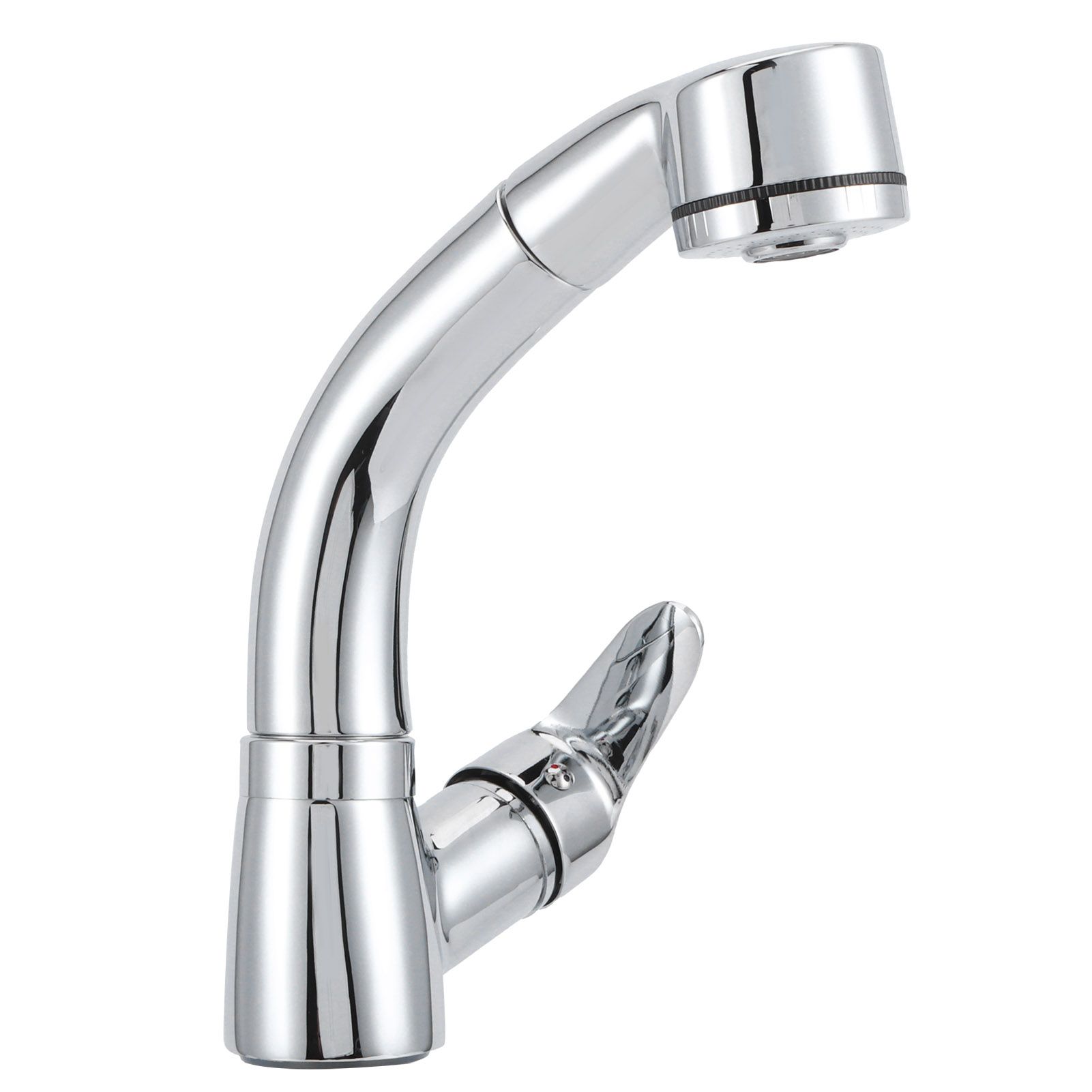 G1/2 Pull Out Bathroom Sink Faucet 360 Degree Rotatable Lift Type Hot and Cold view 6