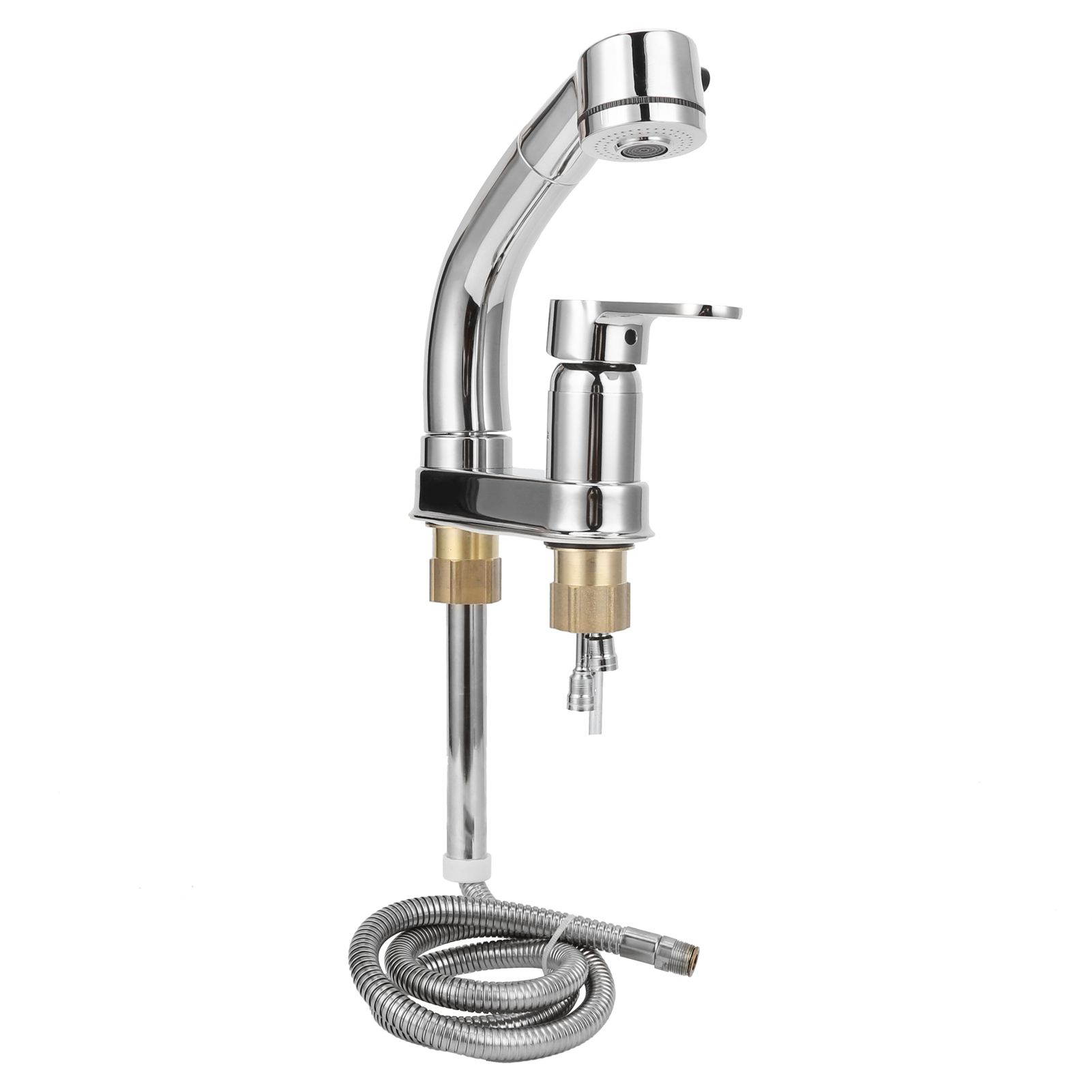 G1/2 Faucet Telescopic Rotatable Pull Out Cold Hot Water Mixer Tap for