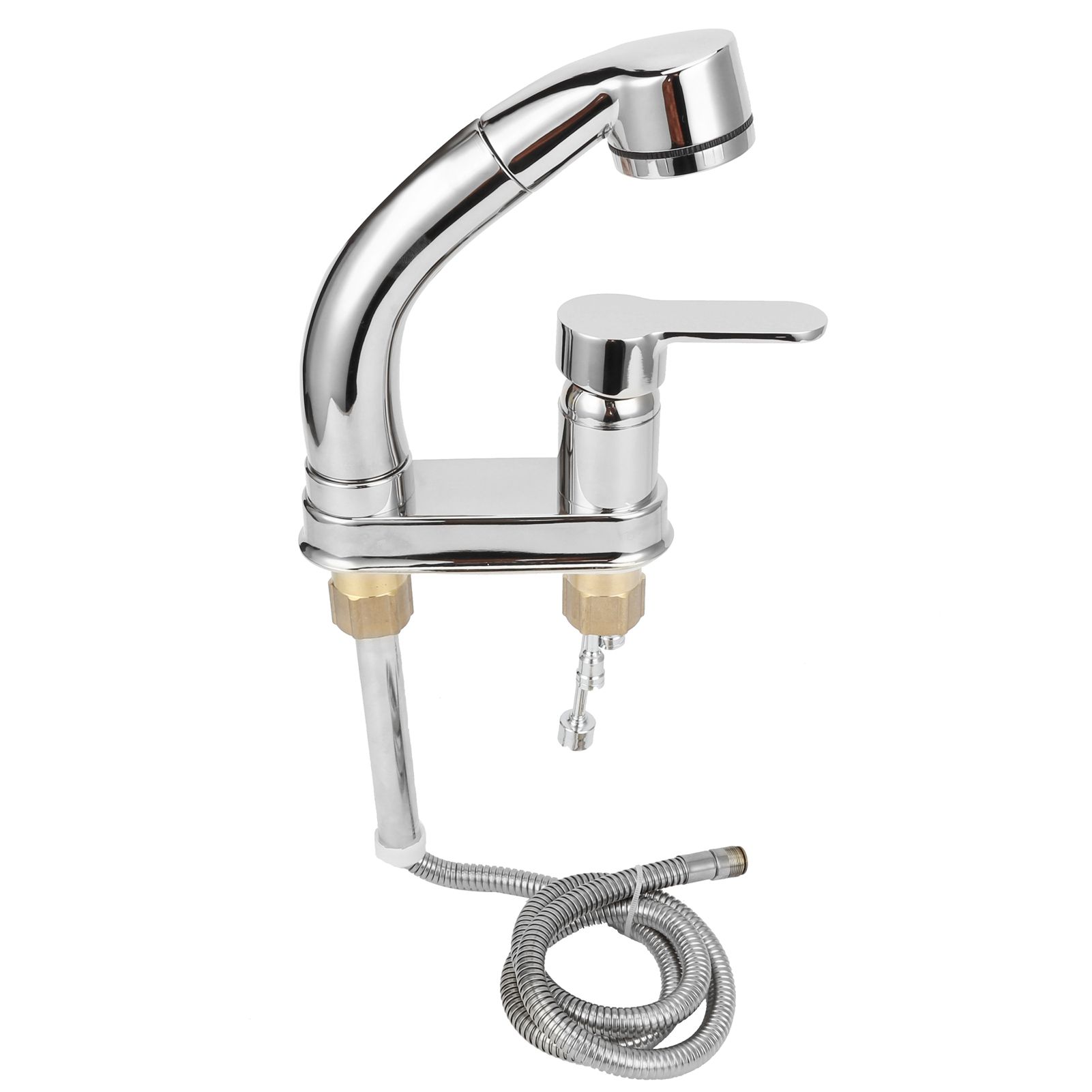 G1/2 Faucet Telescopic Rotatable Pull Out Cold Hot Water Mixer Tap for view 3