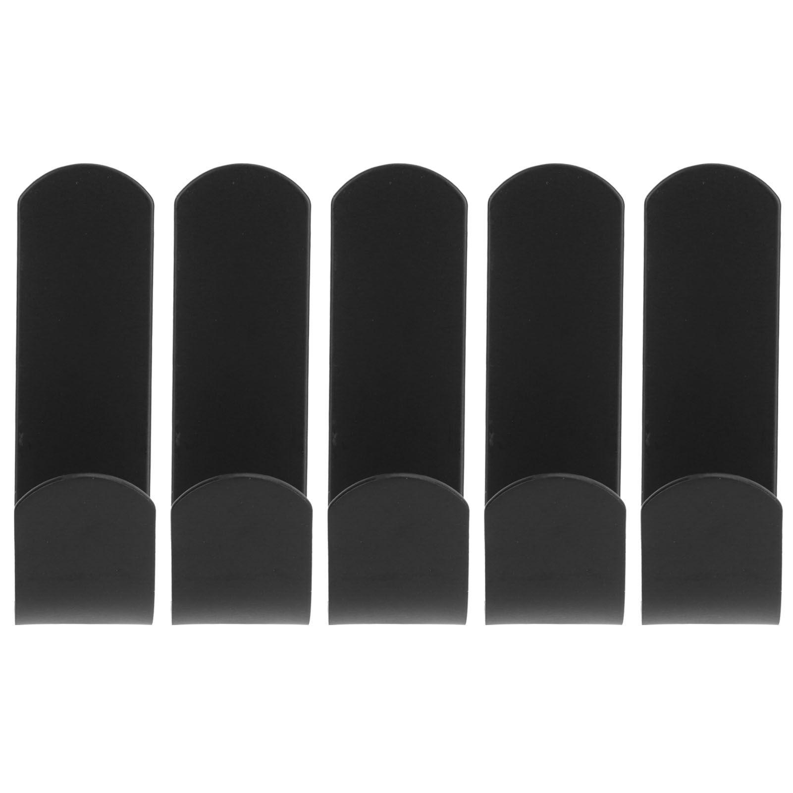 5pcs Clothes Hook Single Stainless Steel Bathroom Towel Door Spray Paint view 3