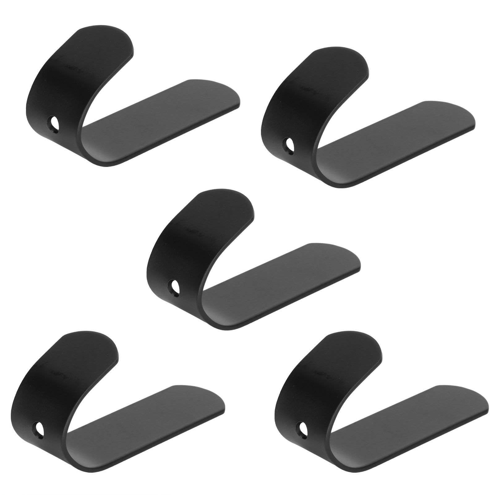 5pcs Clothes Hook Single Stainless Steel Bathroom Towel Door Spray Paint view 6