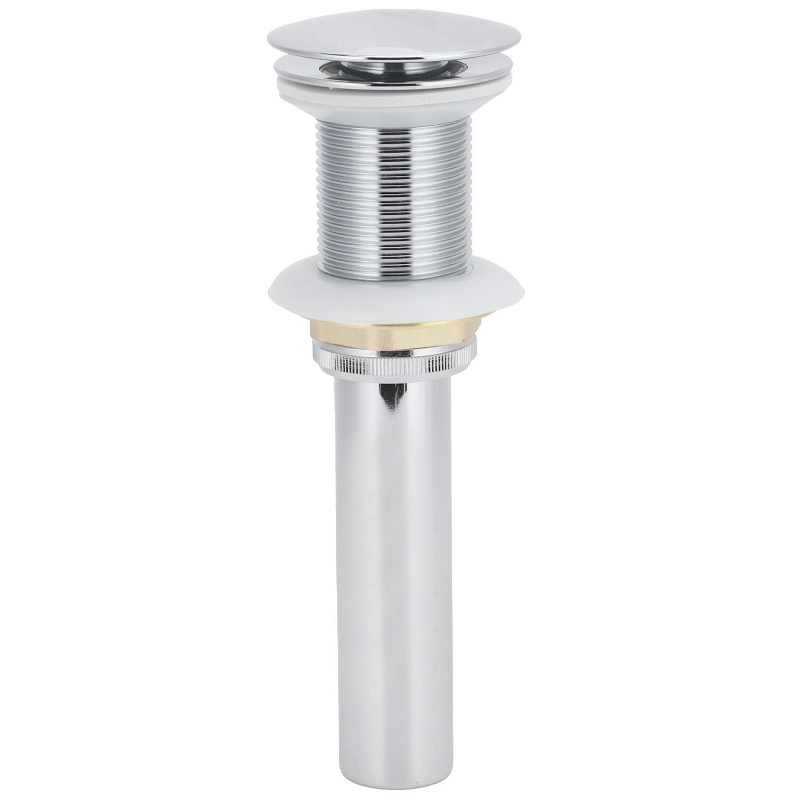 Bathroom Sink Drain Electroplating Popup Wash Basin Drainer Stopper view 2