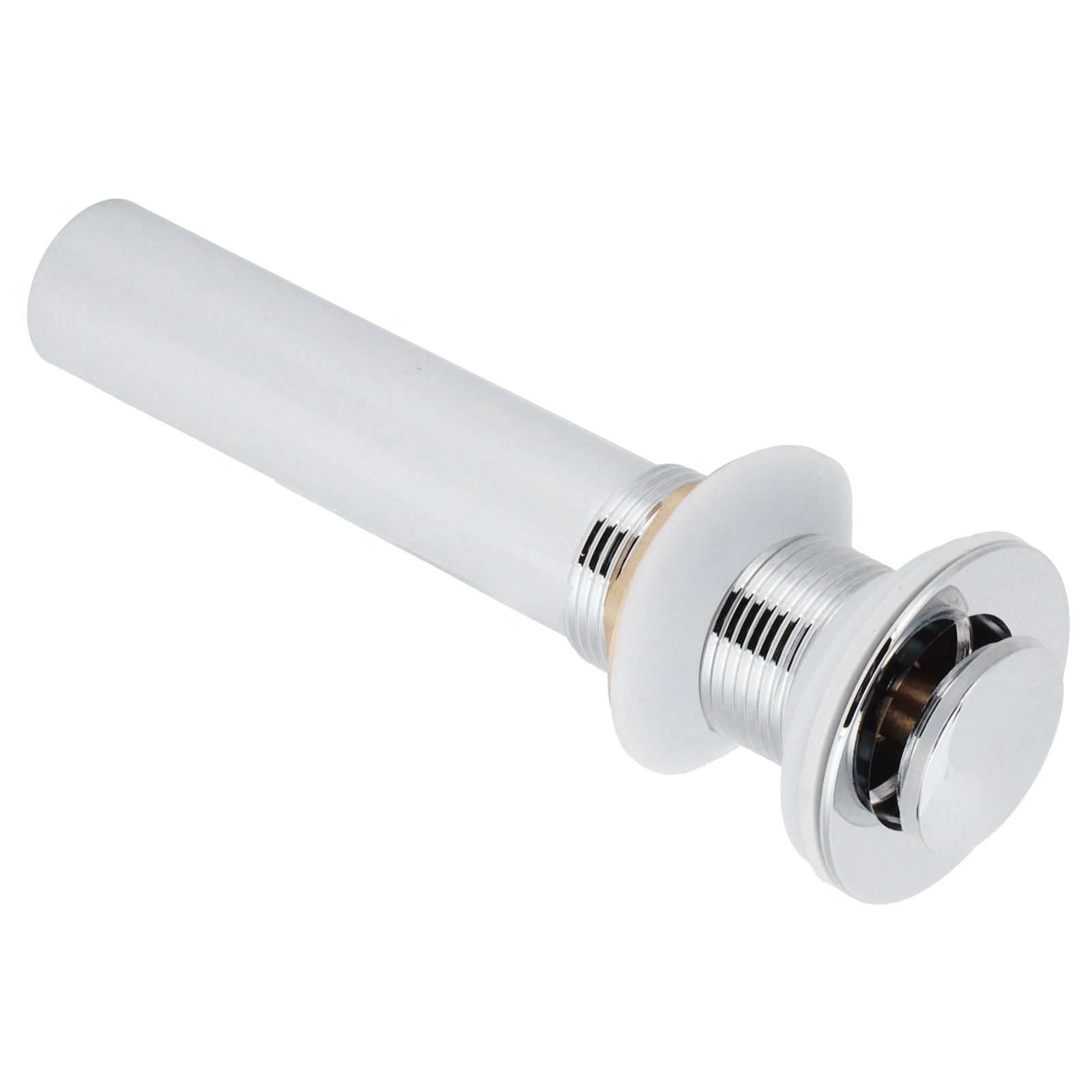 Basin Drain Sink Drain Stopper Electroplating Popup Drainer NonOverflow view 5