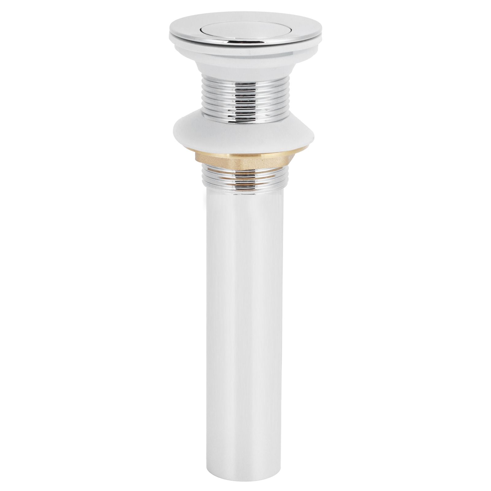 Basin Drain Sink Drain Stopper Electroplating Popup Drainer NonOverflow view 6