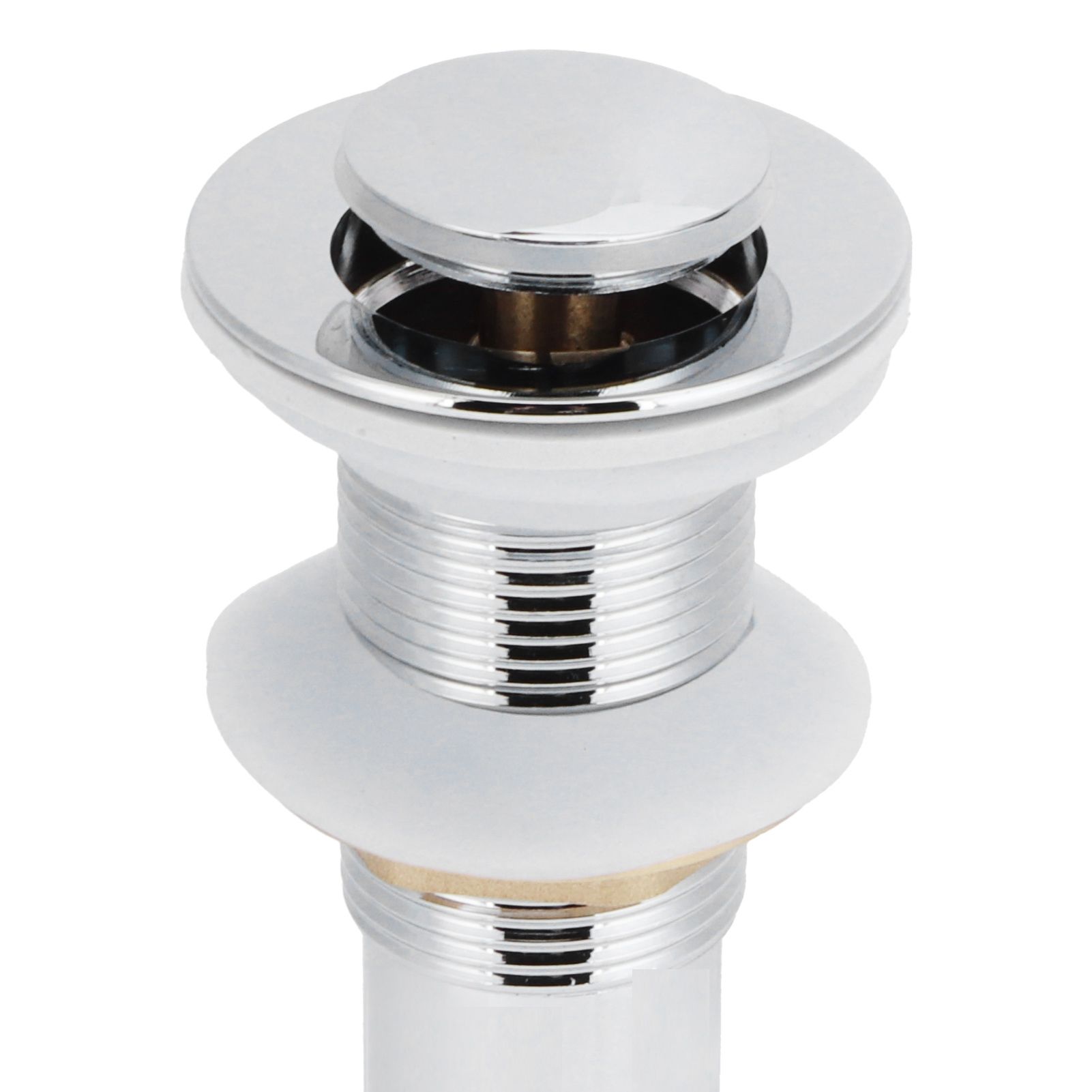 Basin Drain Sink Drain Stopper Electroplating Popup Drainer NonOverflow view 11