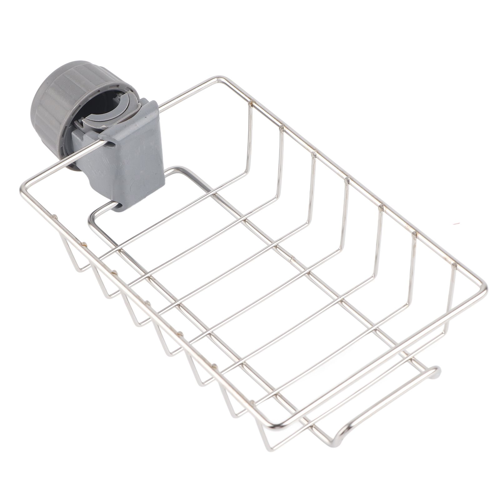 Sink Hanging Storage Rack Stainless Steel Faucet Clip Drain Shelf Dish Cloth view 2