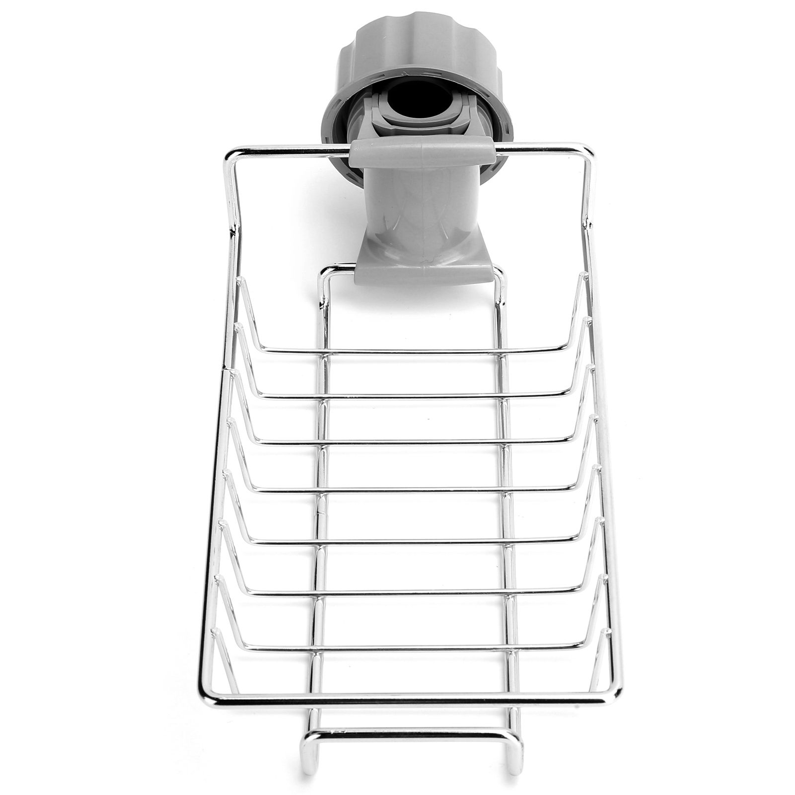 Sink Hanging Storage Rack Stainless Steel Faucet Clip Drain Shelf Dish Cloth view 3