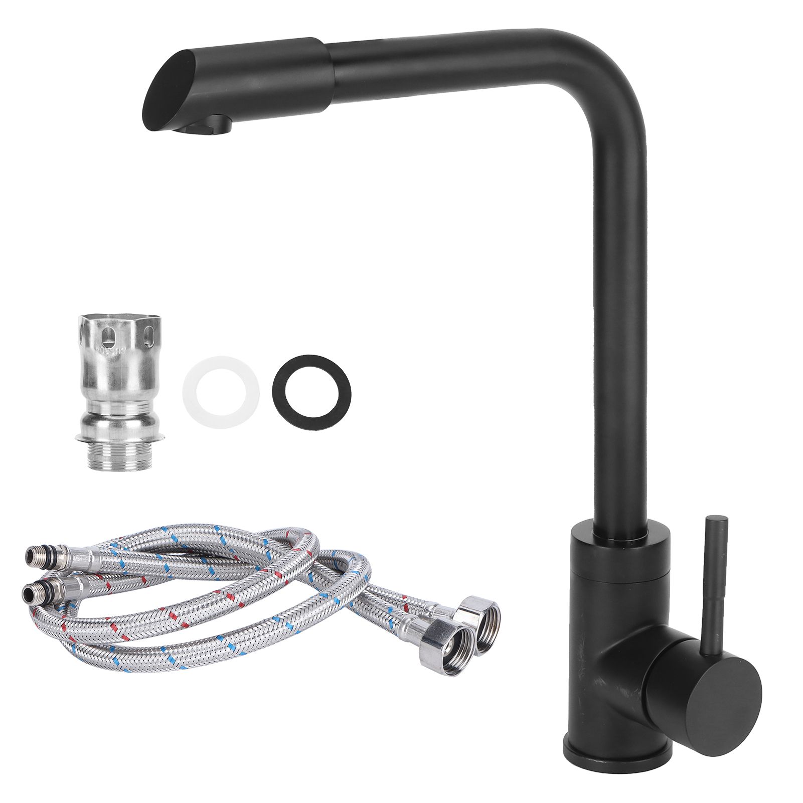 G1/2 Thread Wash Basin Sink Water Faucet Hot and Cold Water Tap for Bathrooom view 2