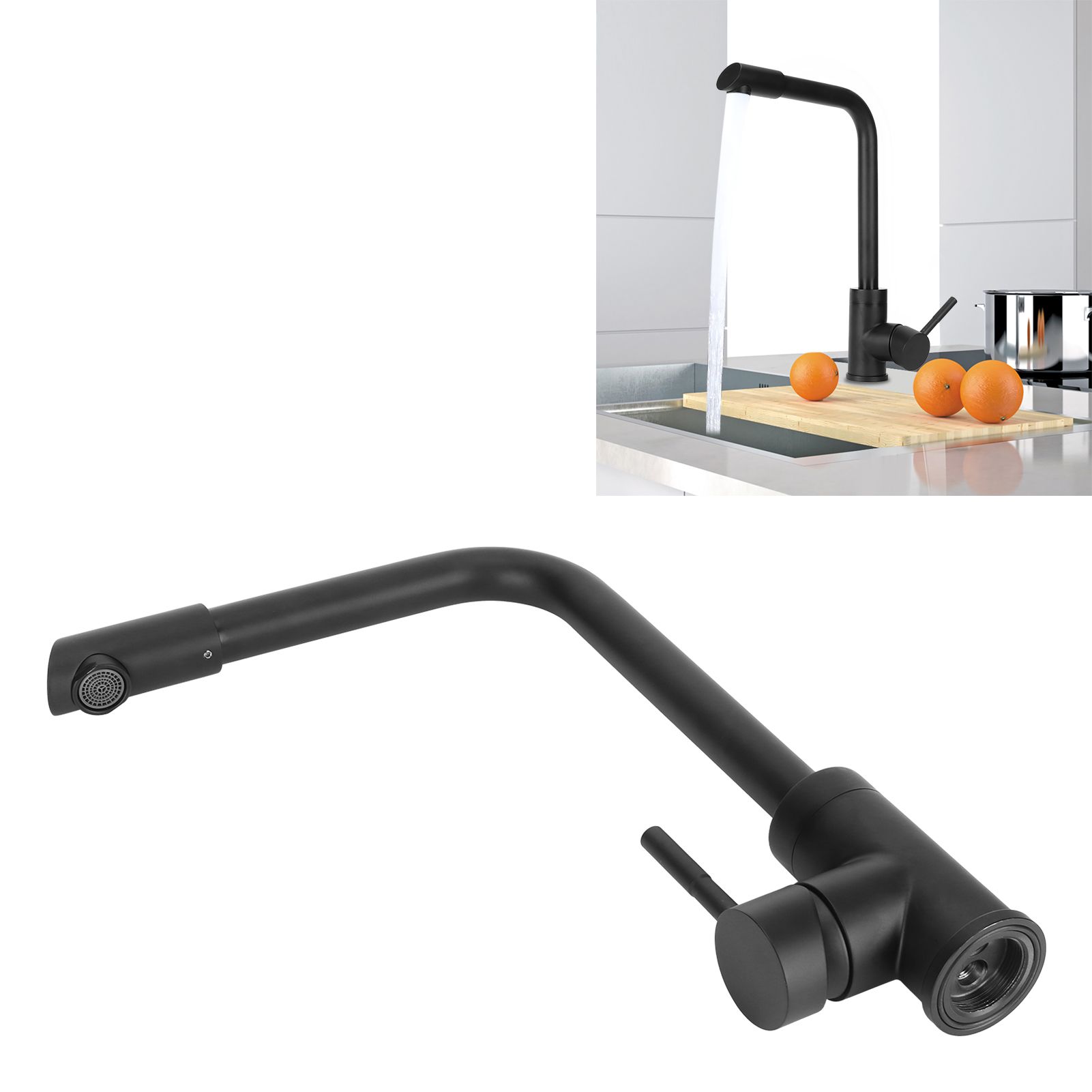 G1/2 Thread Wash Basin Sink Water Faucet Hot and Cold Water Tap for Bathrooom view 9