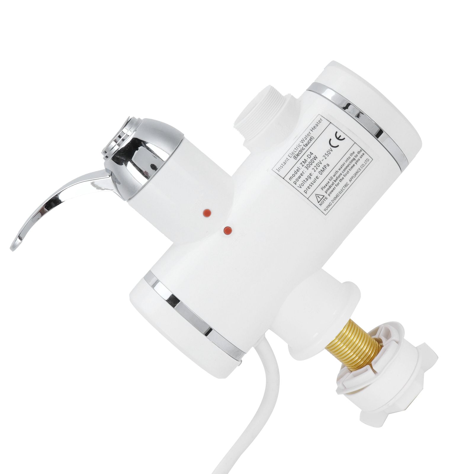 G1/2 3000W Instant Bath Electric Water Heater Faucet Head Sprayer Set view 9