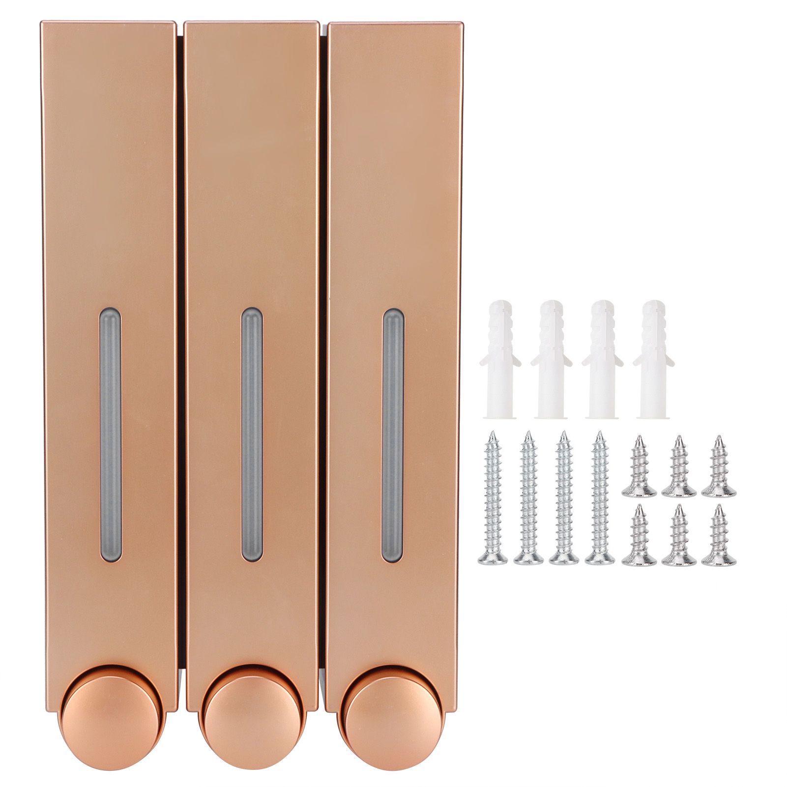 420MLx3 Wall Mounted Hand Washing Liquid Soap Dispenser for Bathroom Kitchen view 2