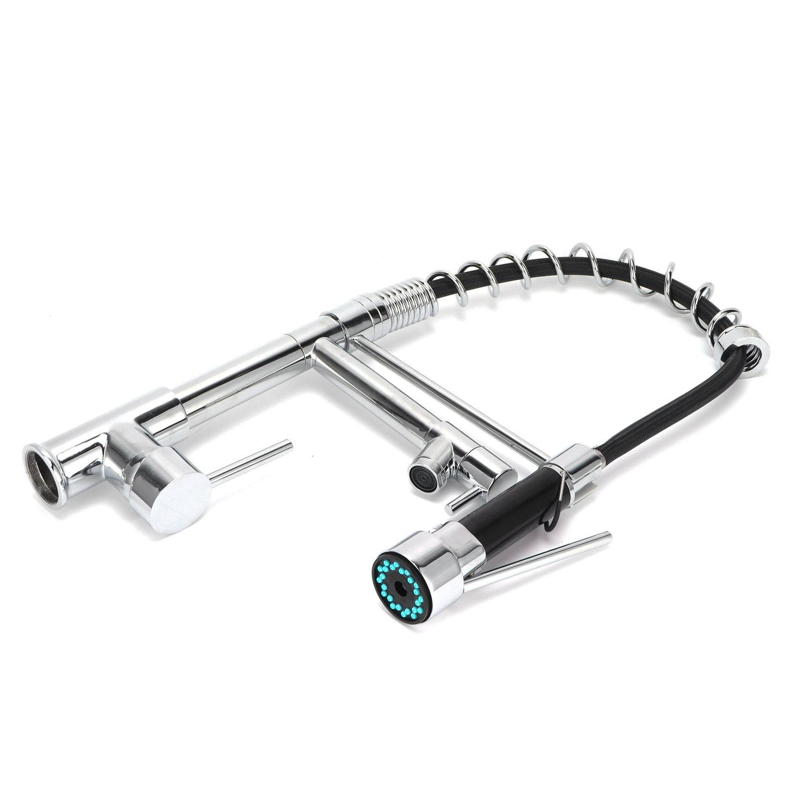 G1/2 Sink Faucet with Pull Down Sprayer Copper Brushed Single Handle Kitchen view 4