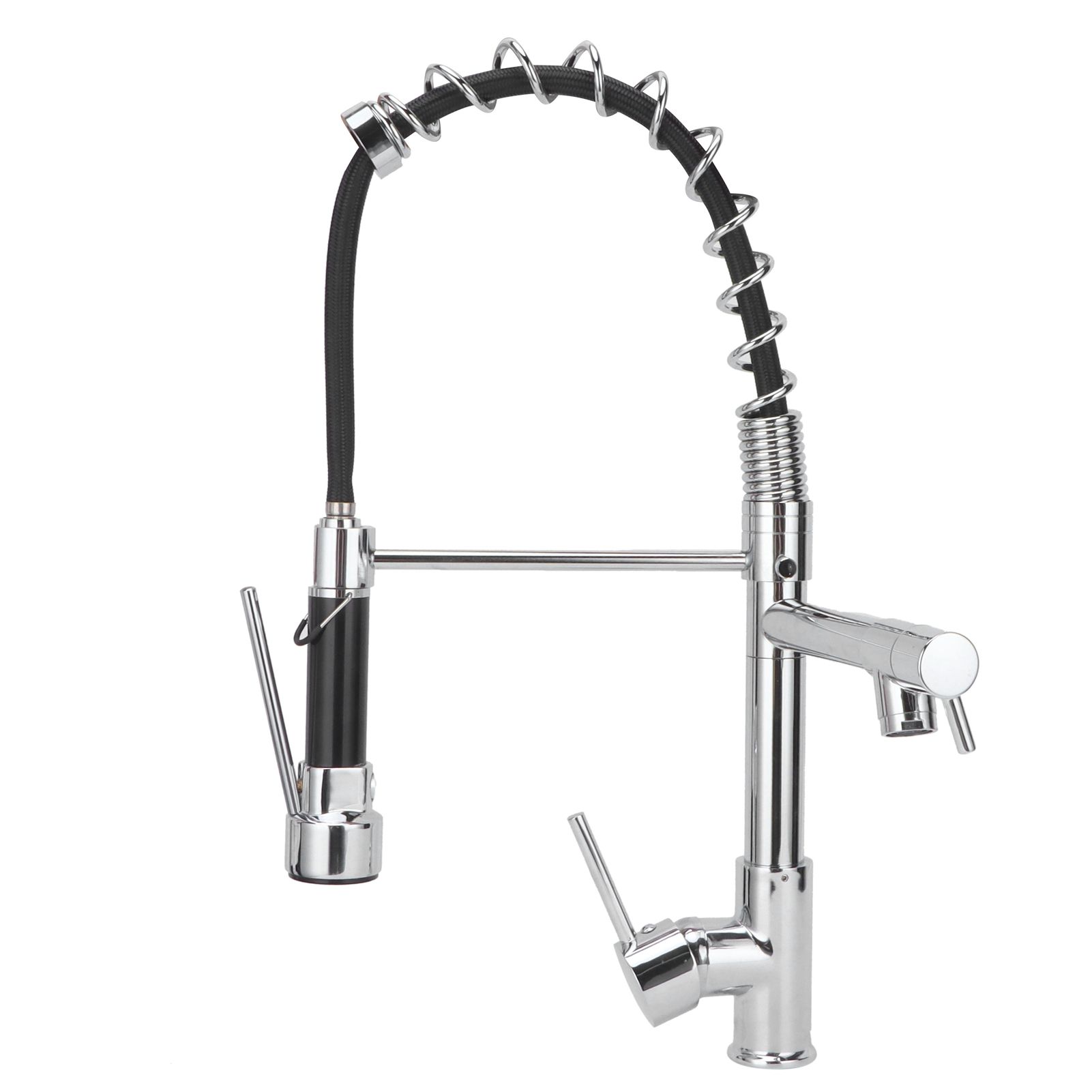 G1/2 Sink Faucet with Pull Down Sprayer Copper Brushed Single Handle Kitchen view 6
