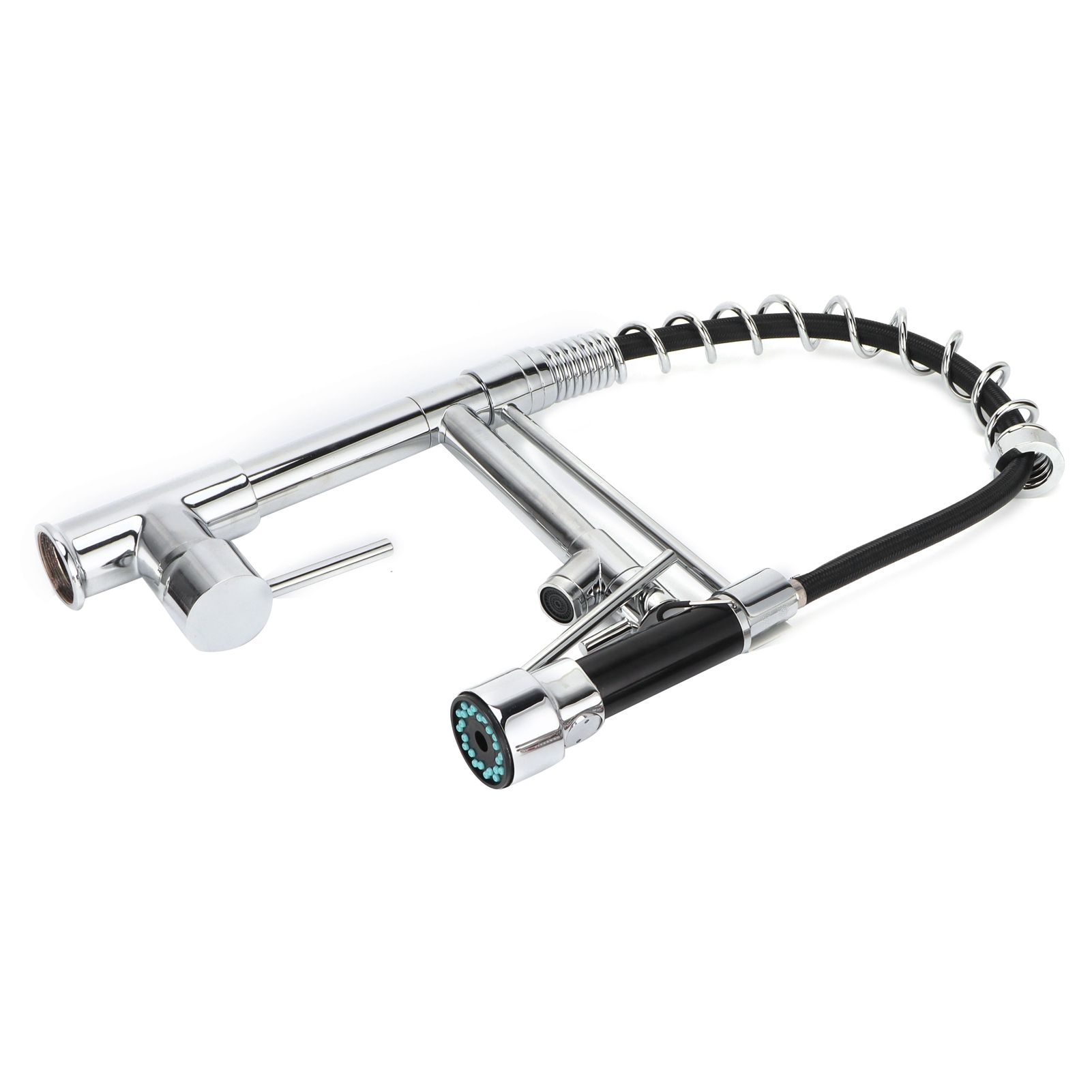 G1/2 Sink Faucet with Pull Down Sprayer Copper Brushed Single Handle Kitchen view 8