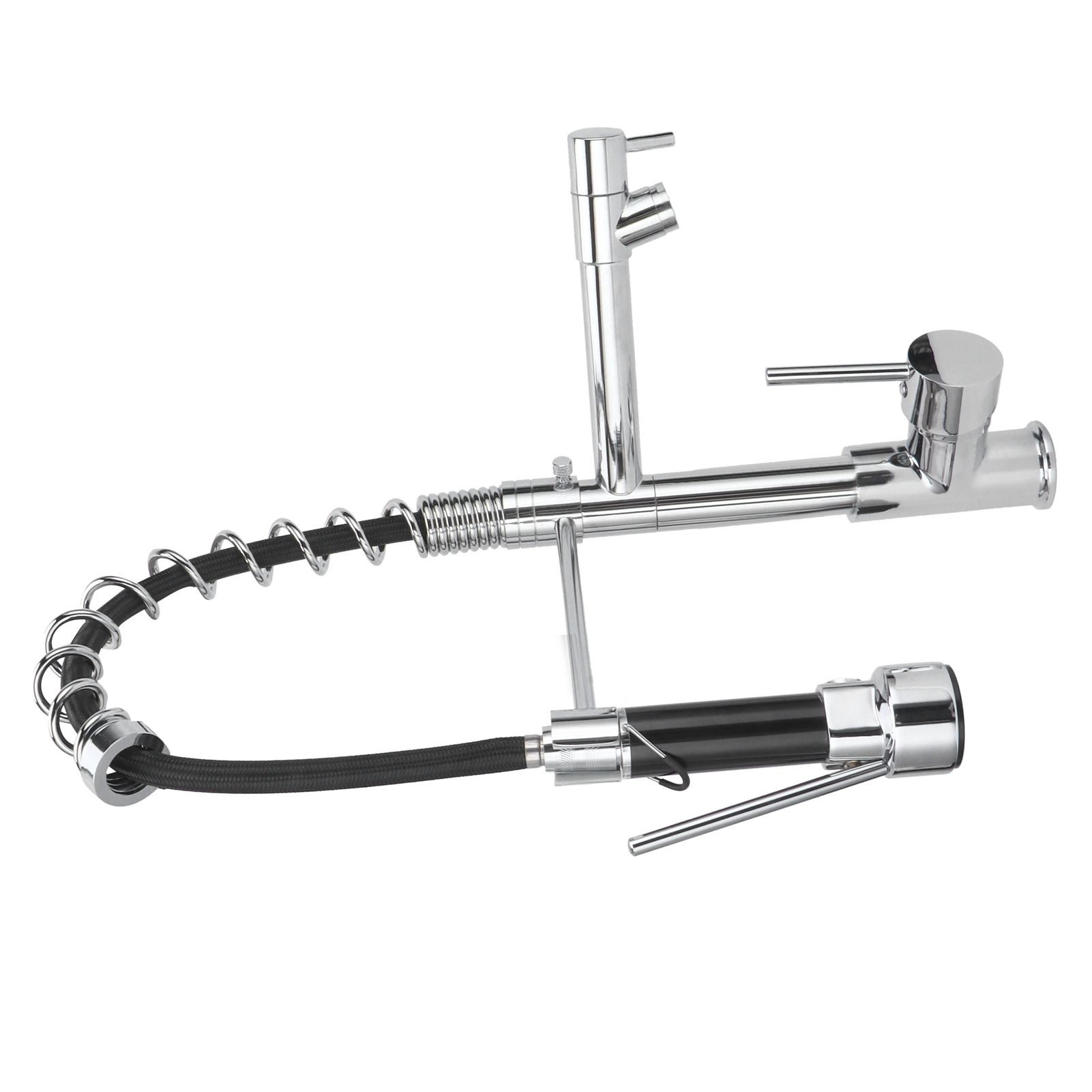 G1/2 Sink Faucet with Pull Down Sprayer Copper Brushed Single Handle Kitchen view 10