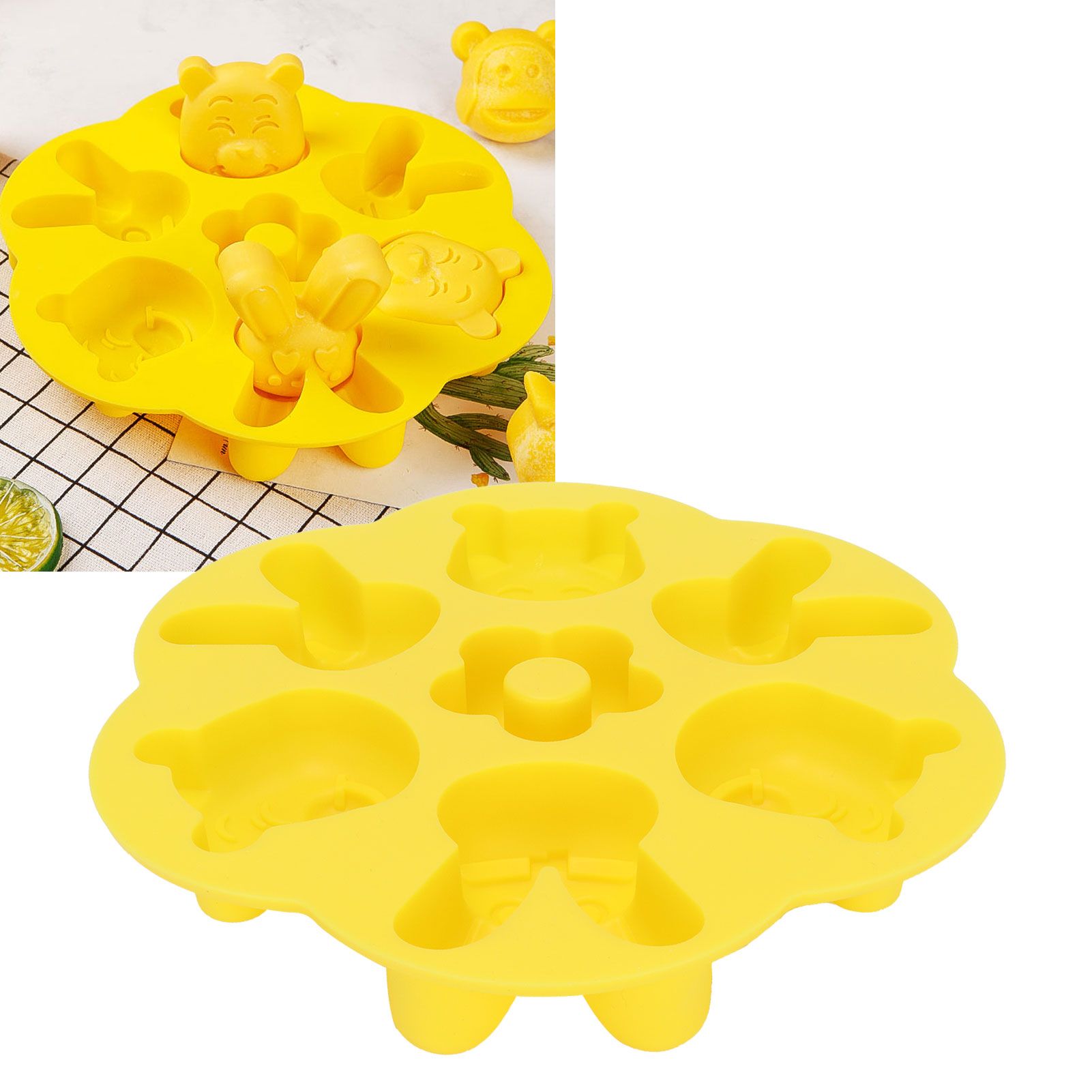 Cartoon Silicone Mold DIY HandMade Reusable Cake Chocolate Mold for Baking Kitchen view 11