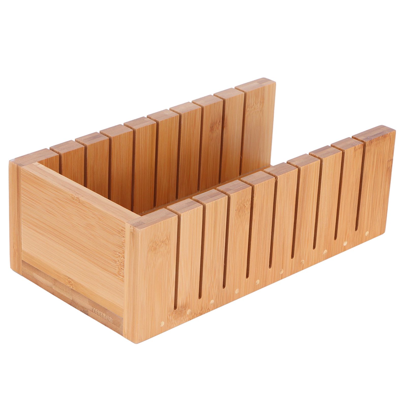Soap Cutting Tool Set Wooden Bread Cutter Mold with Straight Wavy Stainless