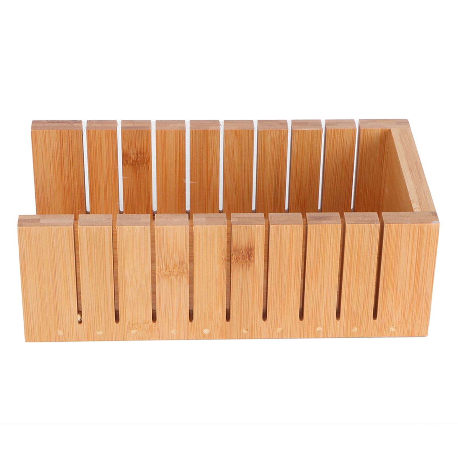 Soap Cutting Tool Set Wooden Bread Cutter Mold with Straight Wavy Stainless view 4