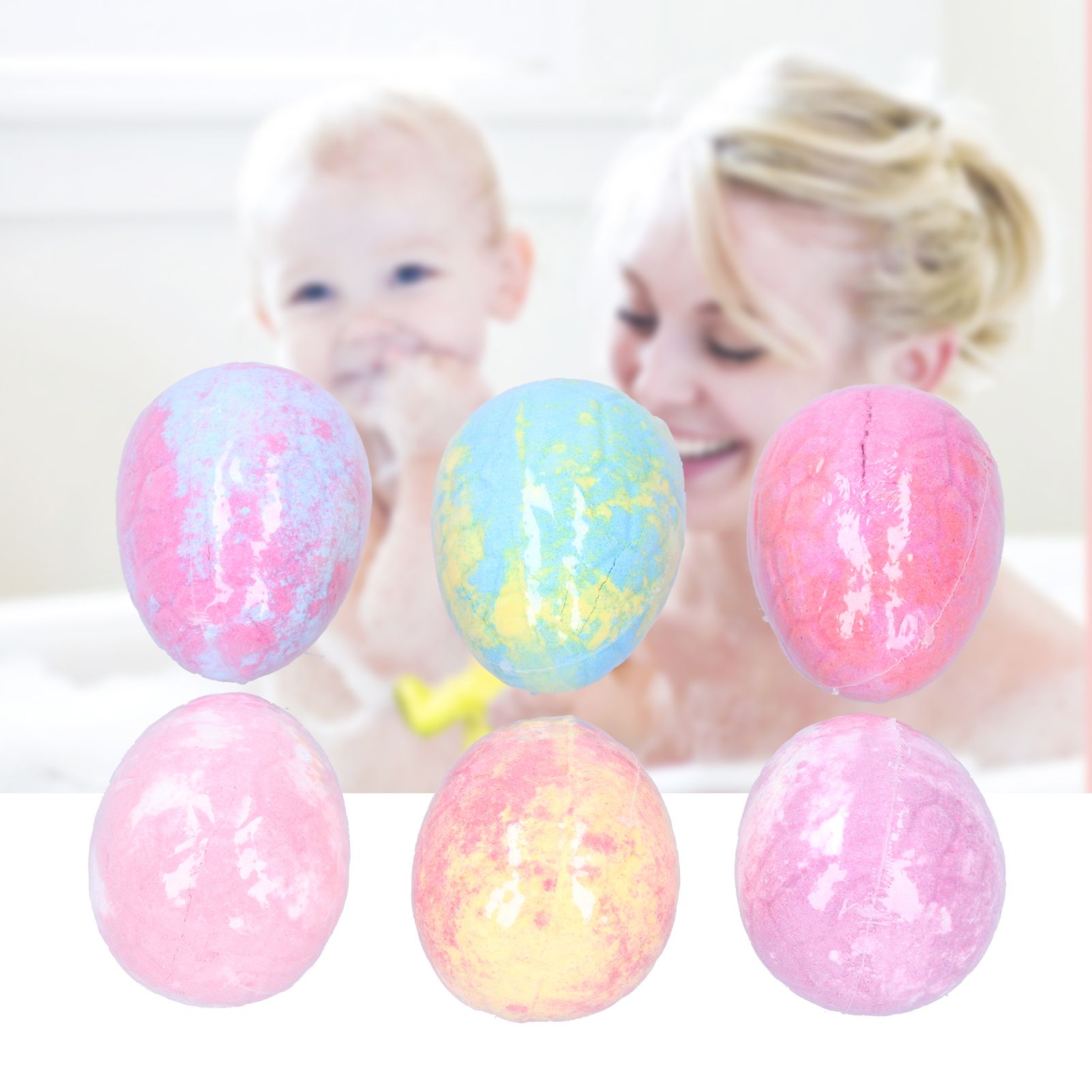 Dinosaur Egg Shaped Essential Oil Bath Salt Ball Plant Extract Bubble Bath view 12