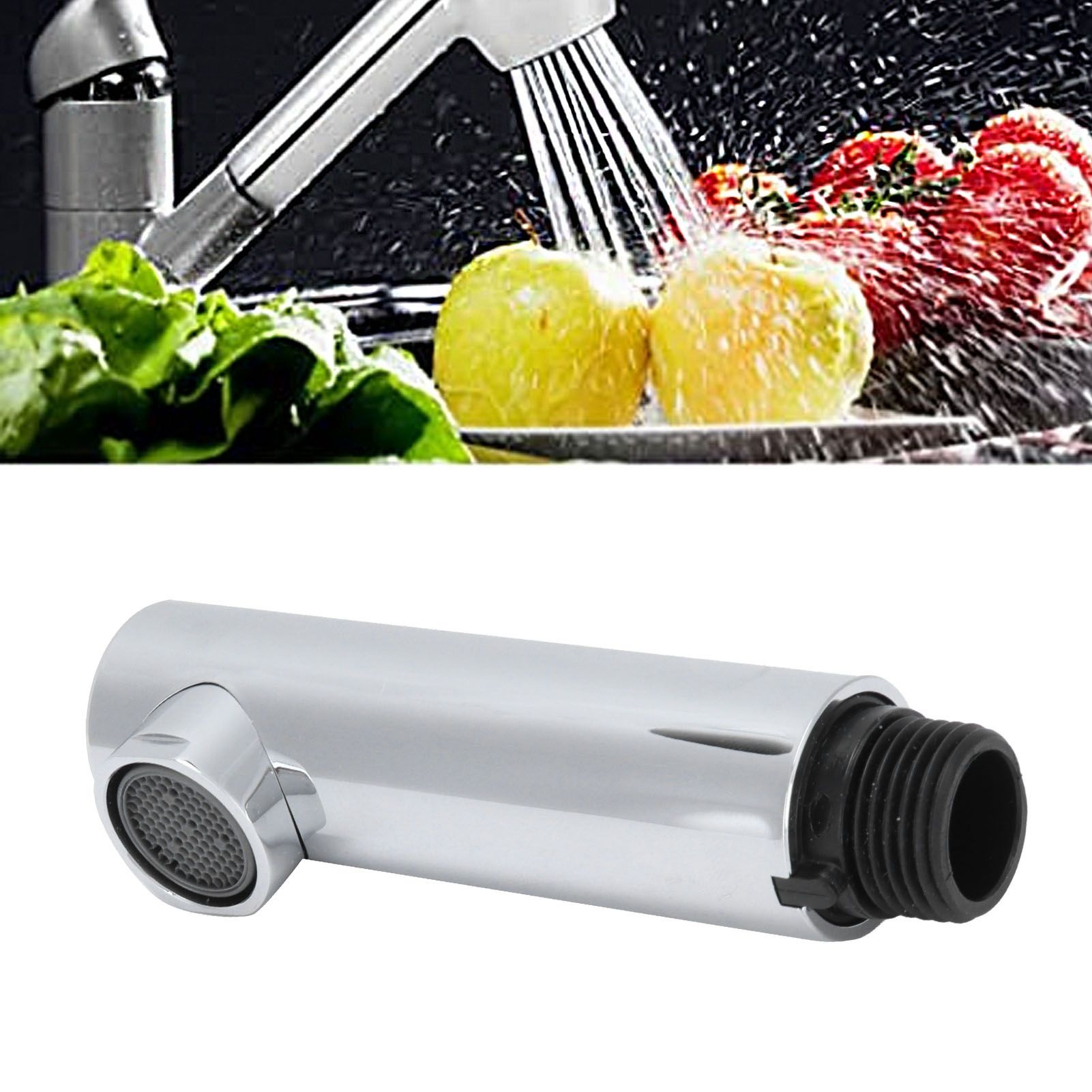 G1/2 Kitchen Tap Pull Out Spray Shower Head Replacement Bathroom Faucet Fittings view 11