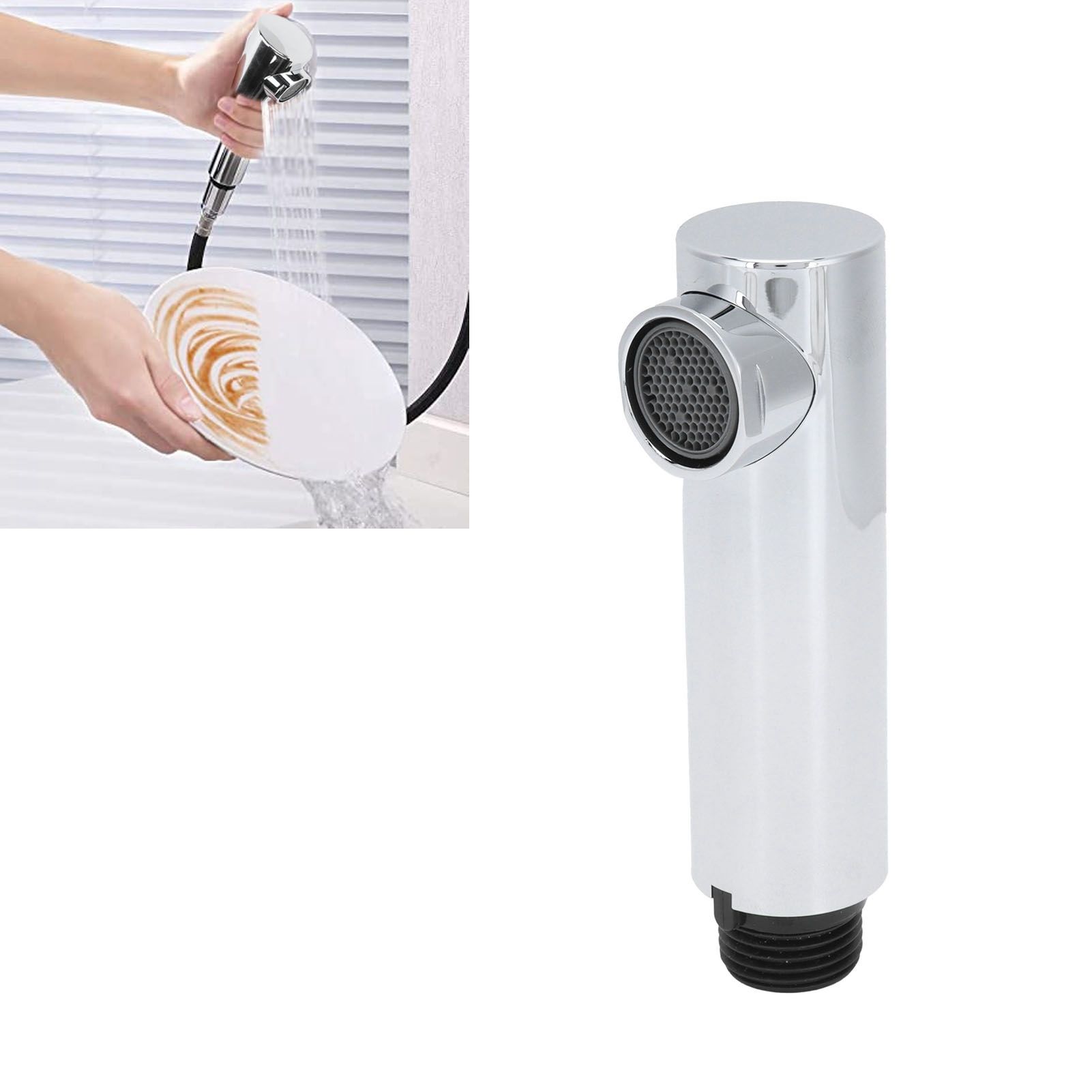 G1/2 Kitchen Tap Pull Out Spray Shower Head Replacement Bathroom Faucet Fittings view 12