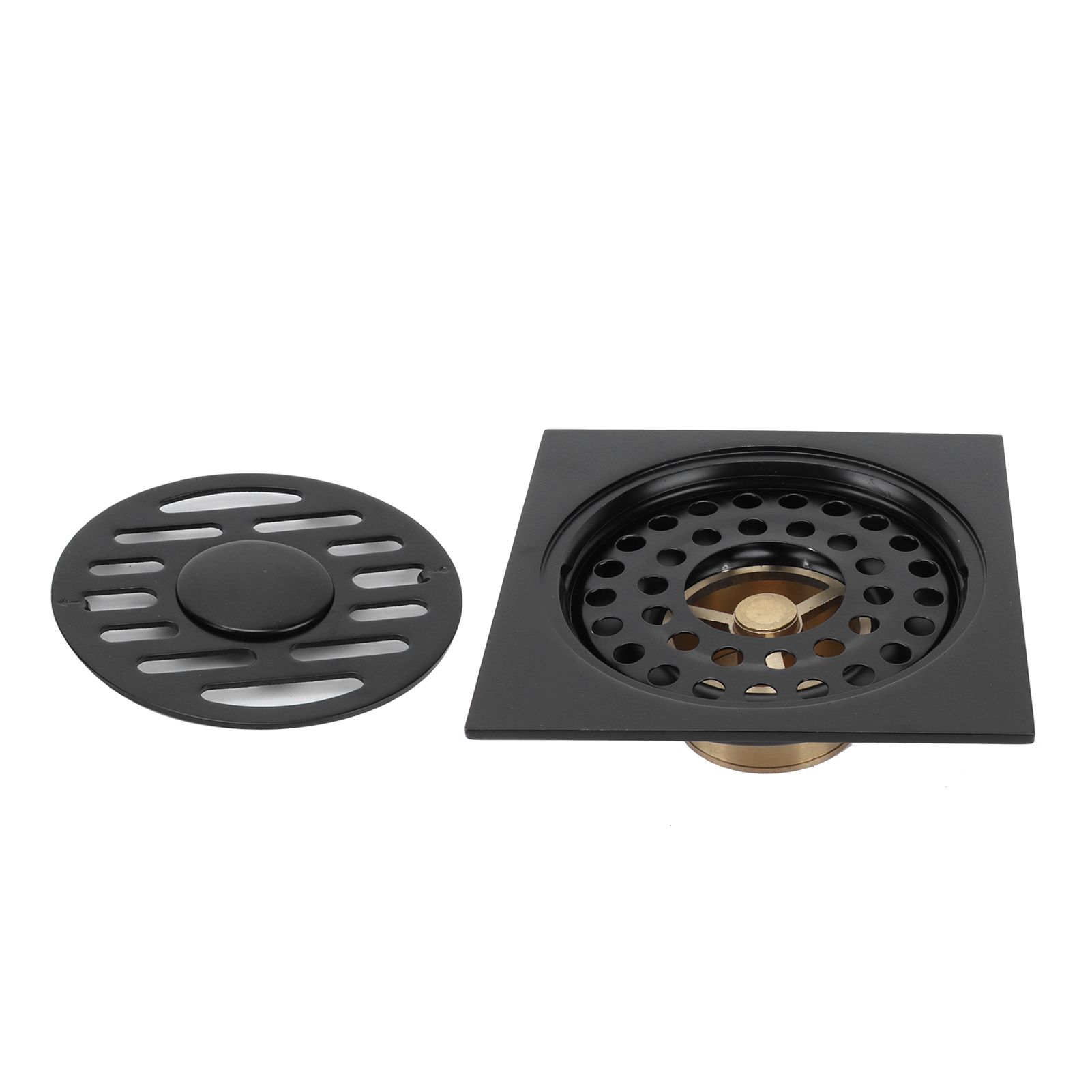 Concealed Floor Drain Set Deodorant Shower Drain Part for Bathroom Kitchen Black view 6