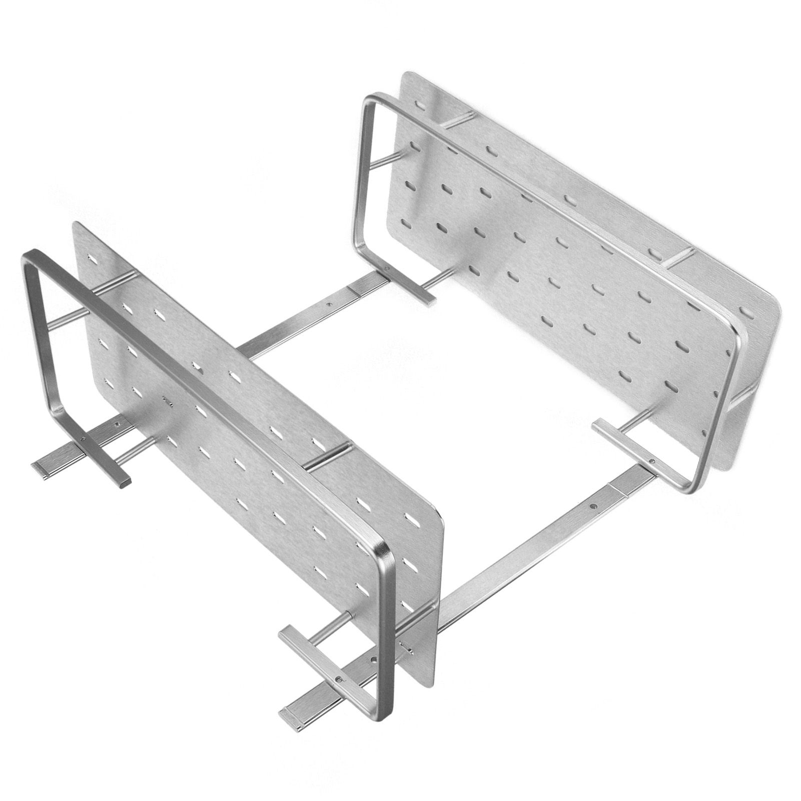 Space Aluminum Bathroom Shelf RustProof Shower Rack Kitchen Storage Basket for view 8