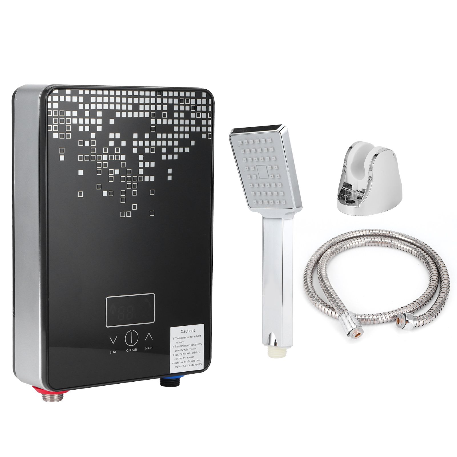 6500W 220V Instant Heating Electric Water Heater Digital Display with Shower view 3
