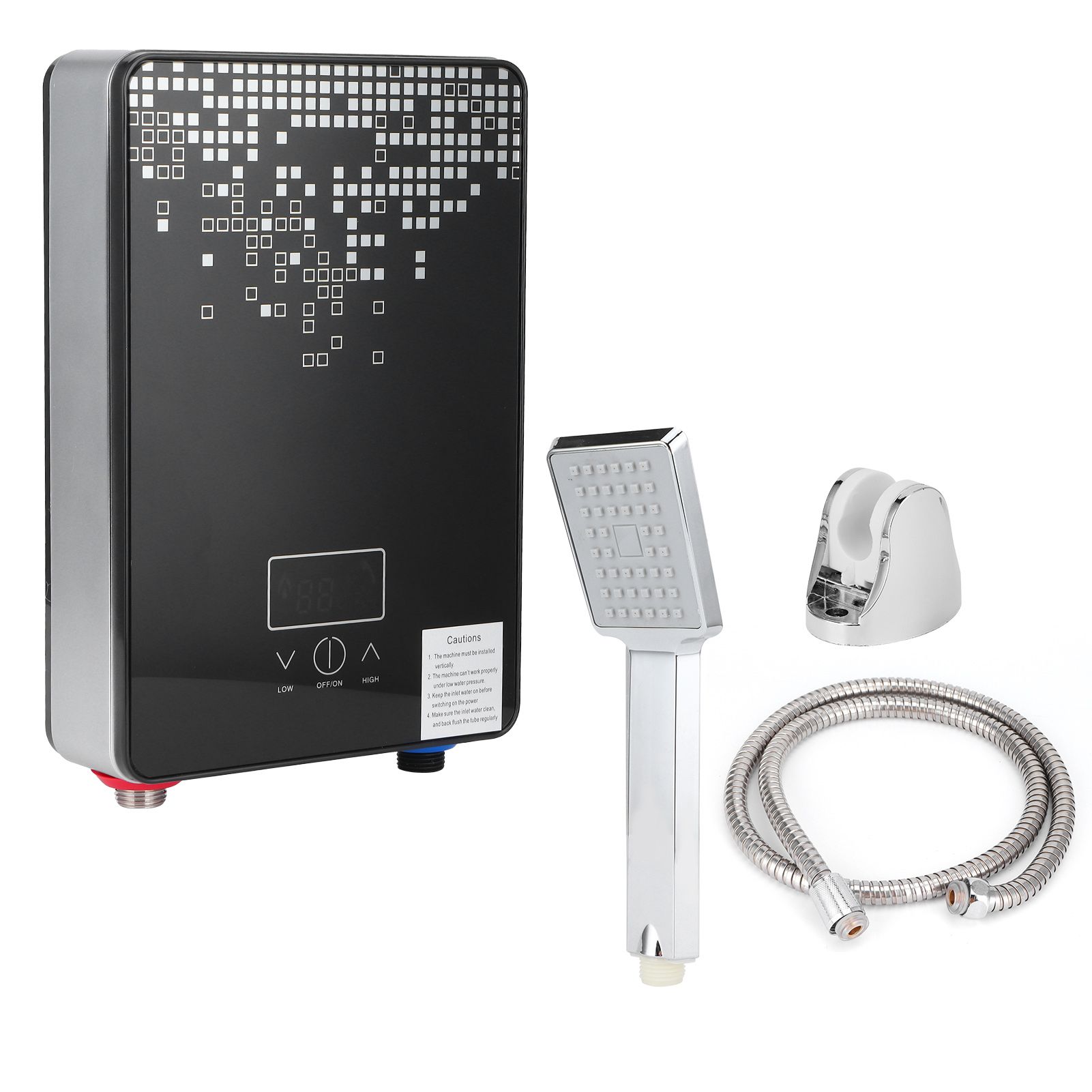 6500W 220V Instant Heating Electric Water Heater Digital Display with Shower view 4