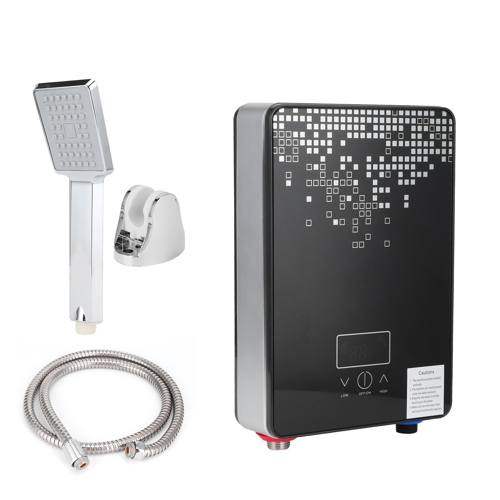 6500W 220V Instant Heating Electric Water Heater Digital Display with Shower view 6