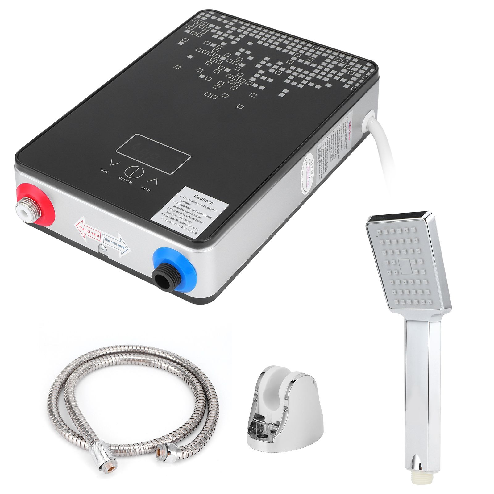 6500W 220V Instant Heating Electric Water Heater Digital Display with Shower view 8