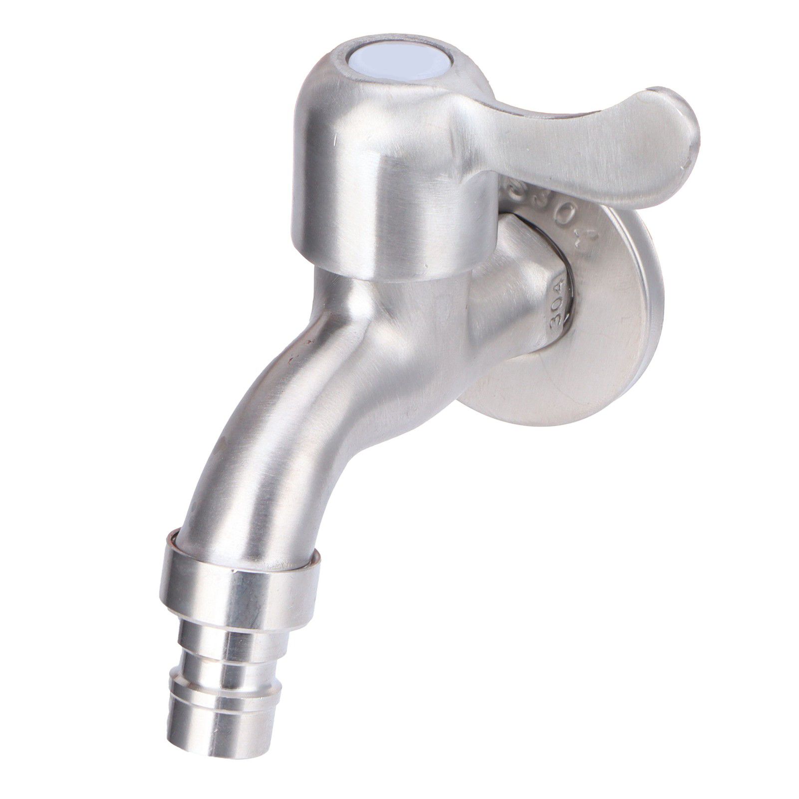 G1/2 Garden Faucet Wall Mounted Brushed Outdoor Wash Basin Mop Pool Lengthen view 3