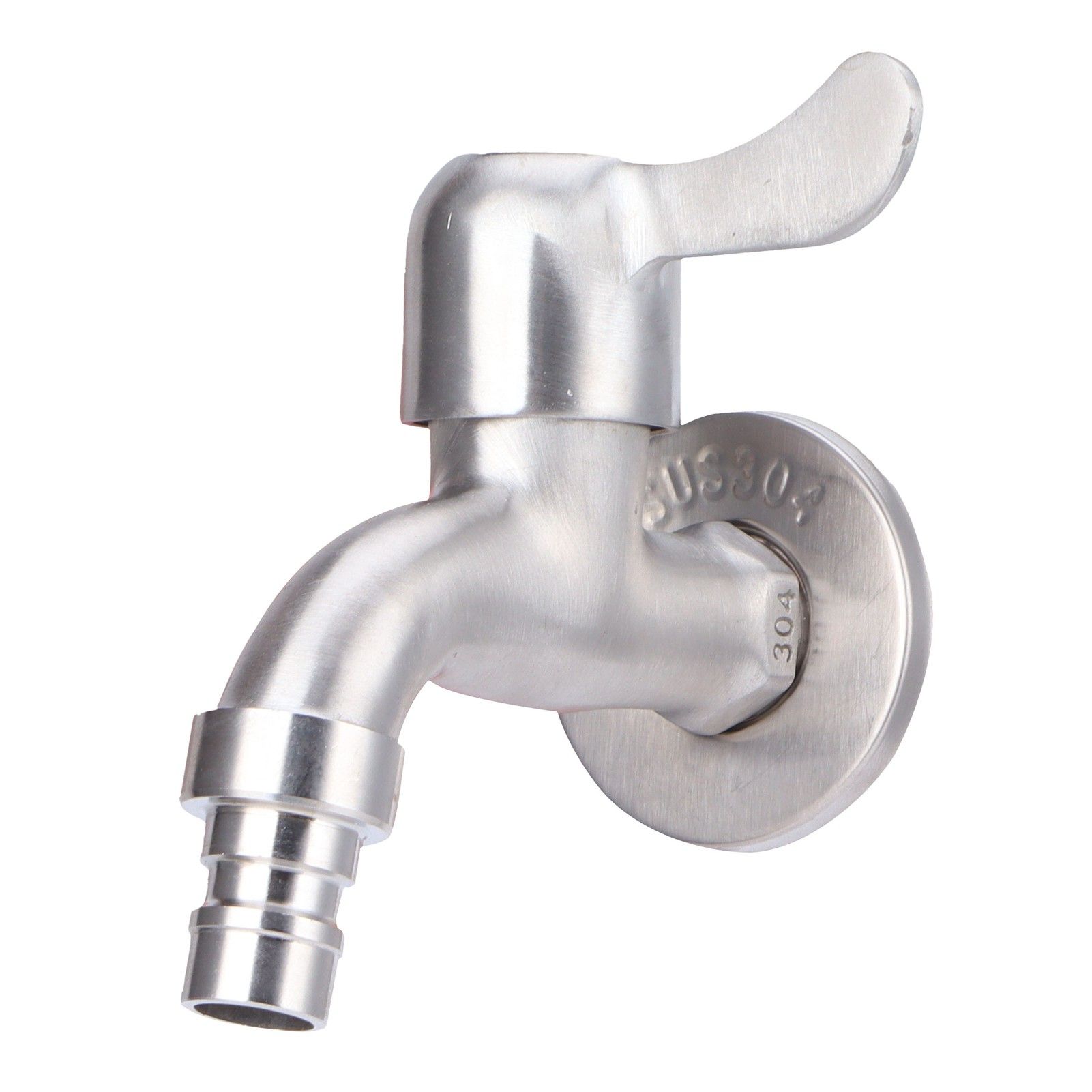 G1/2 Garden Faucet Wall Mounted Brushed Outdoor Wash Basin Mop Pool Lengthen view 6
