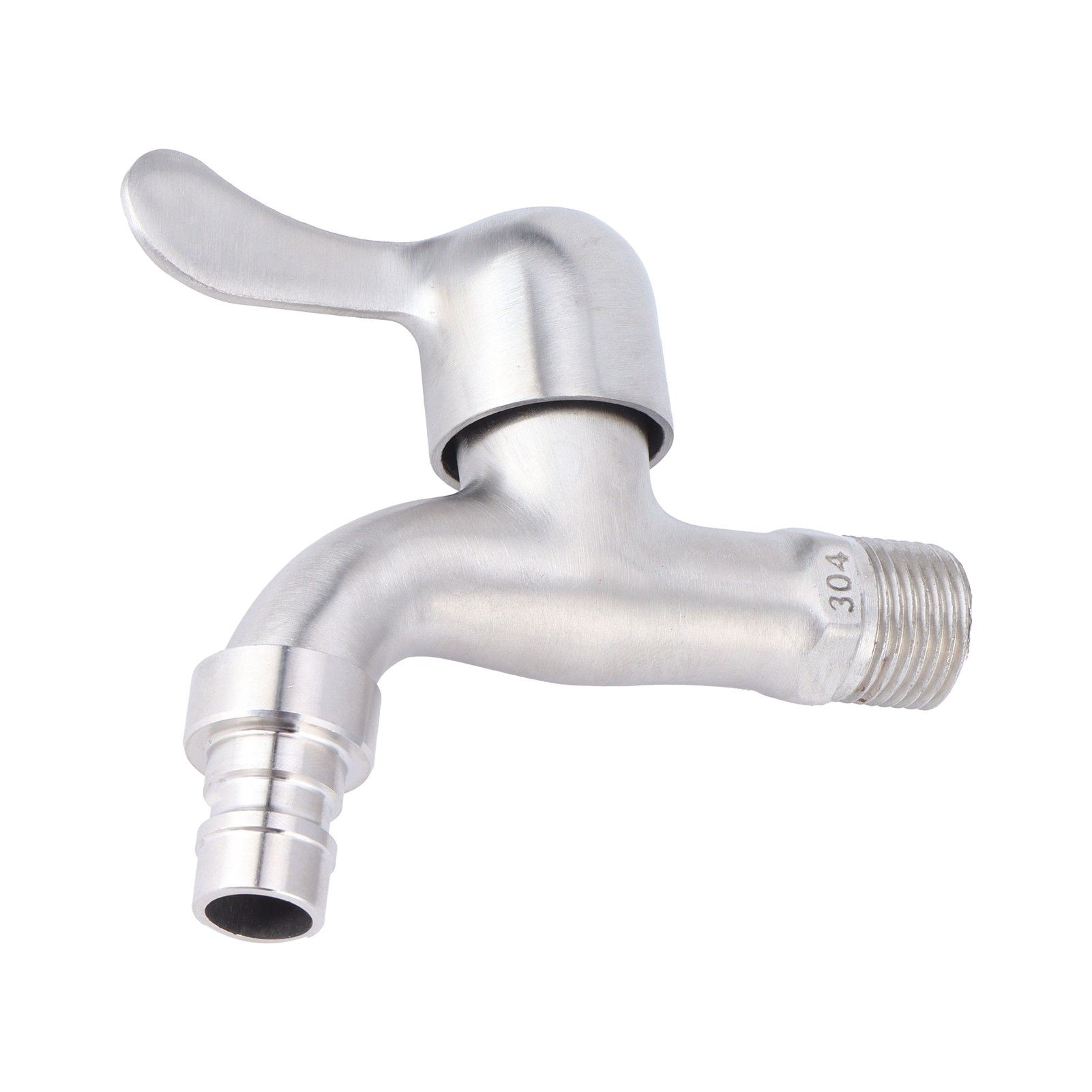 G1/2 Garden Faucet Wall Mounted Brushed Outdoor Wash Basin Mop Pool Lengthen view 8