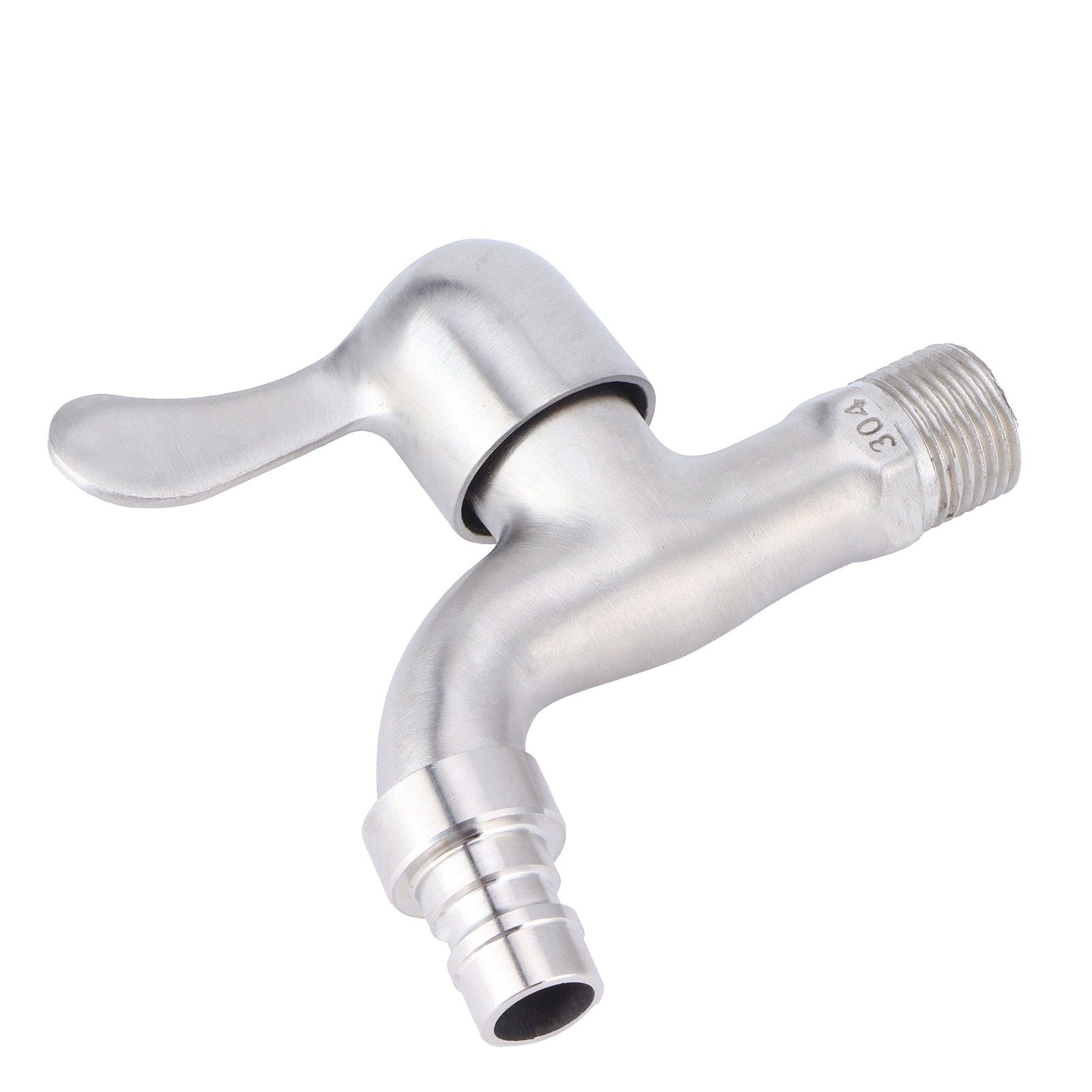 G1/2 Garden Faucet Wall Mounted Brushed Outdoor Wash Basin Mop Pool Lengthen view 9