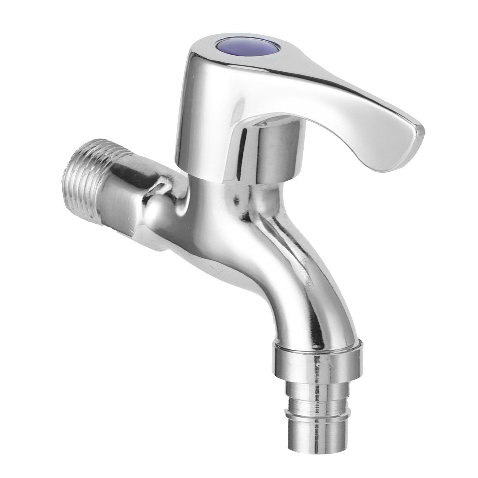 G1/2 Male Thread Wall Mounted Faucet Single Cold Brushed Faucet for Bathroom