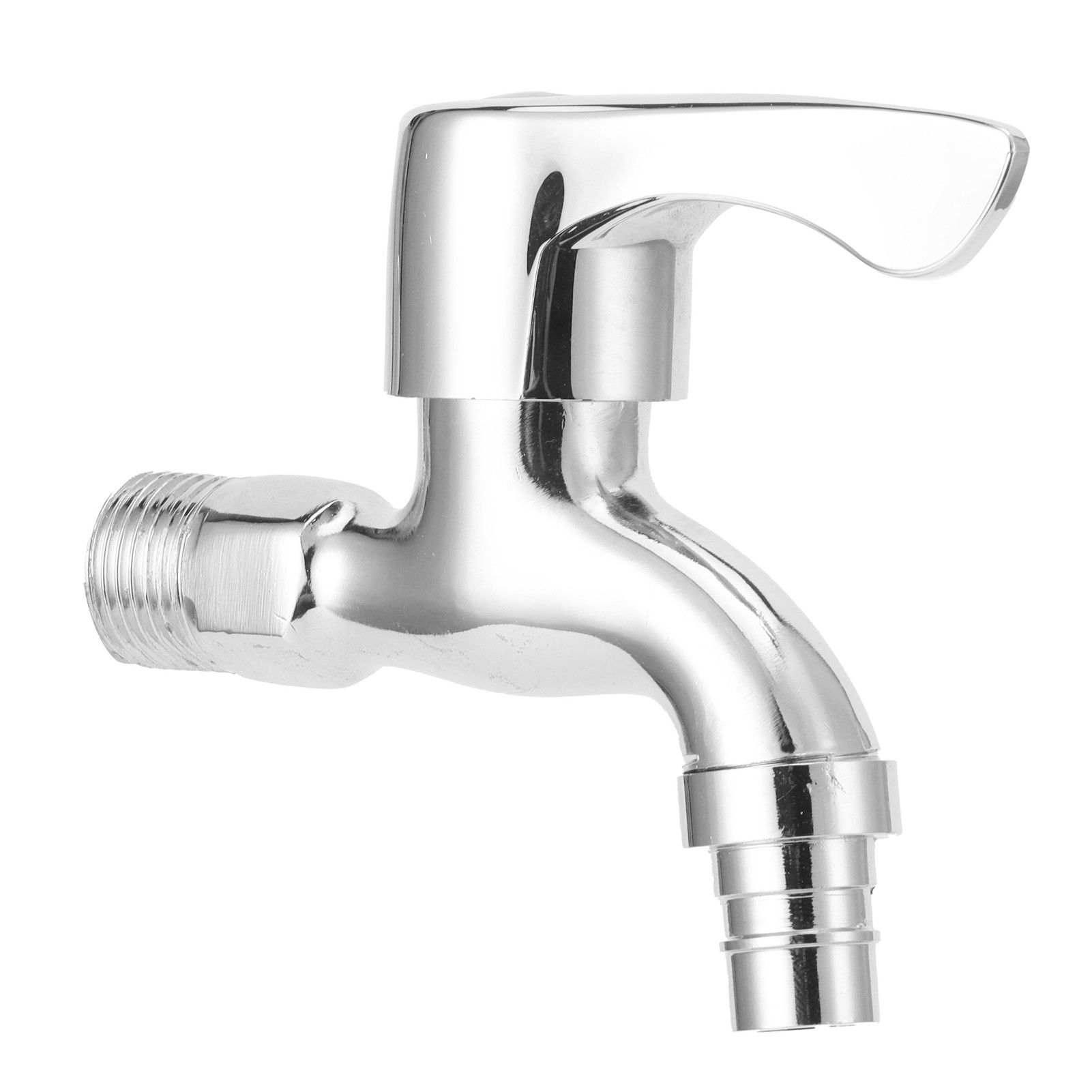 G1/2 Male Thread Wall Mounted Faucet Single Cold Brushed Faucet for Bathroom view 2