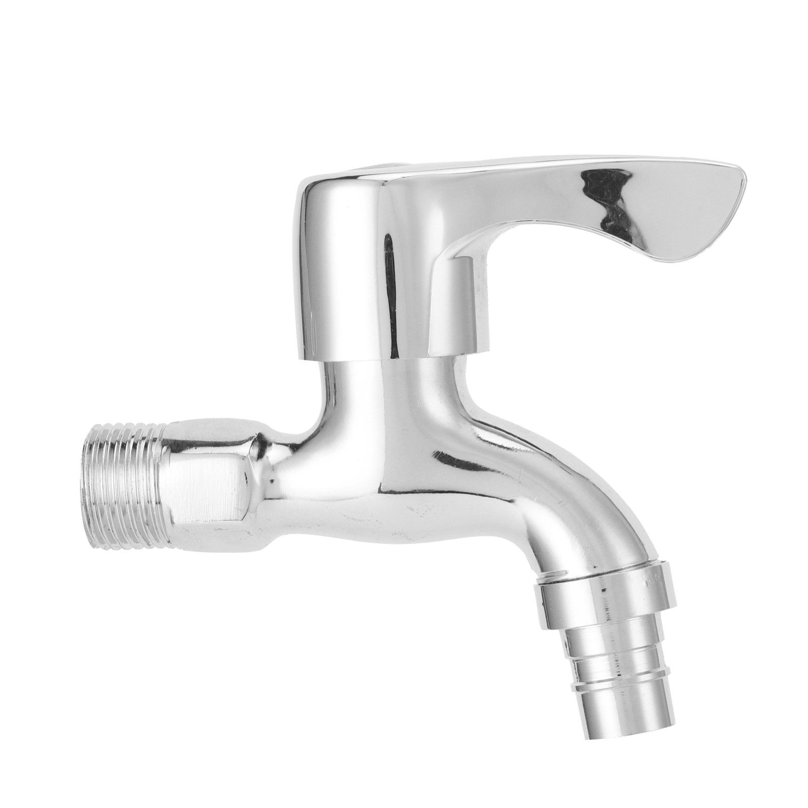 G1/2 Male Thread Wall Mounted Faucet Single Cold Brushed Faucet for Bathroom view 3