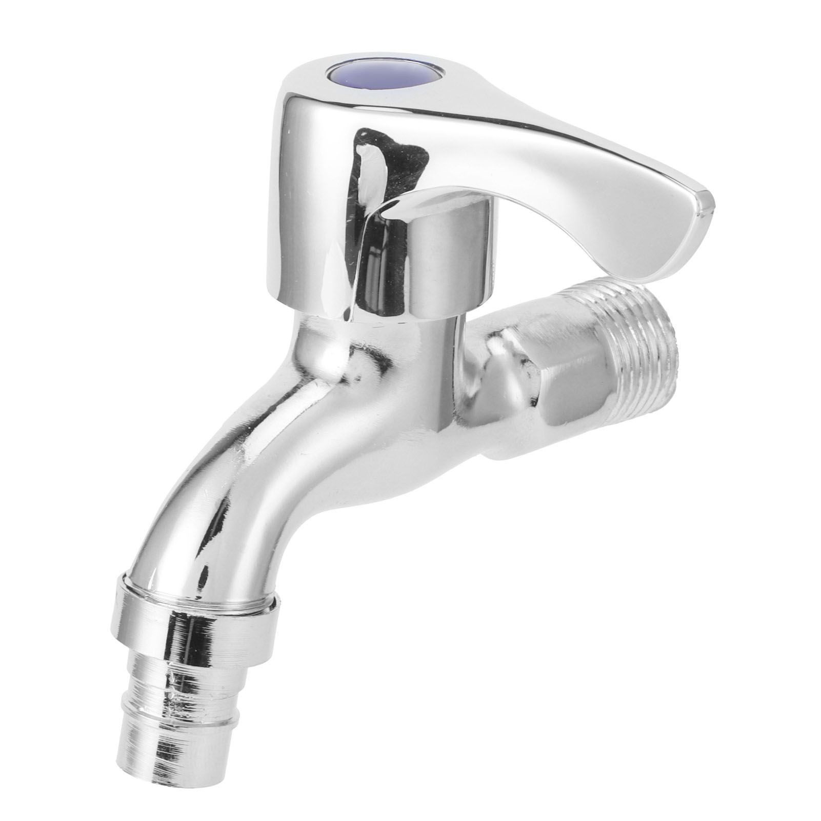 G1/2 Male Thread Wall Mounted Faucet Single Cold Brushed Faucet for Bathroom view 6