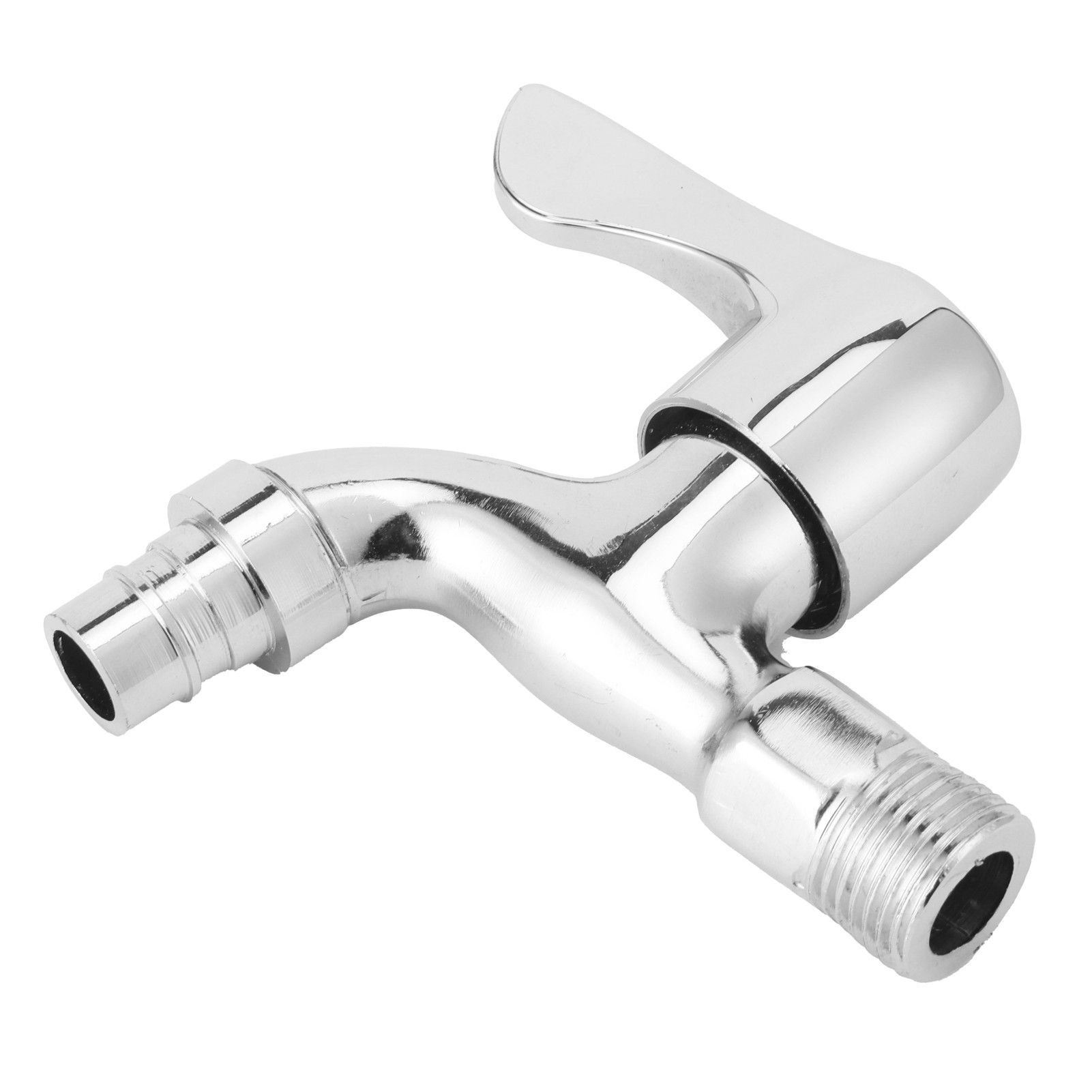 G1/2 Male Thread Wall Mounted Faucet Single Cold Brushed Faucet for Bathroom view 7