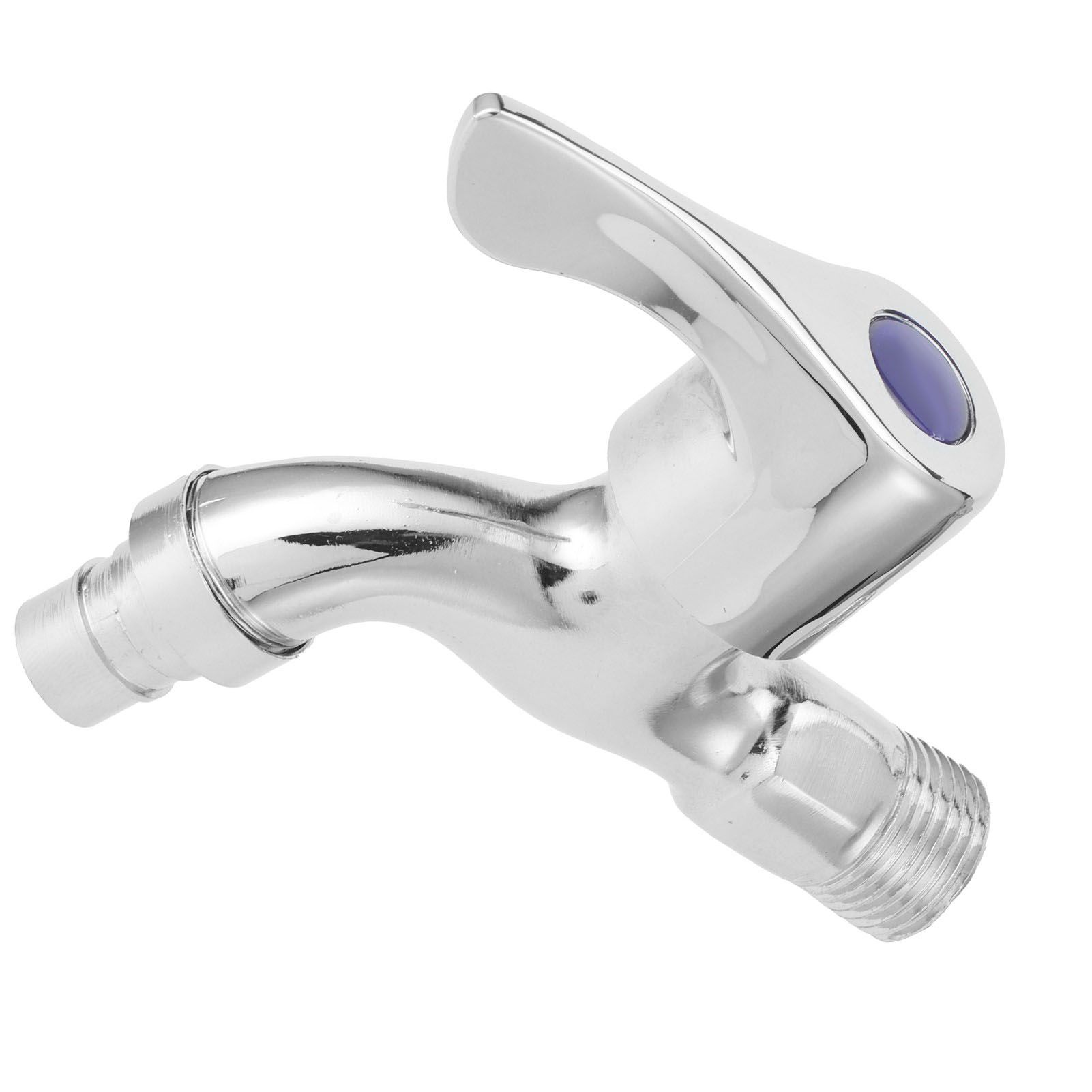 G1/2 Male Thread Wall Mounted Faucet Single Cold Brushed Faucet for Bathroom view 9