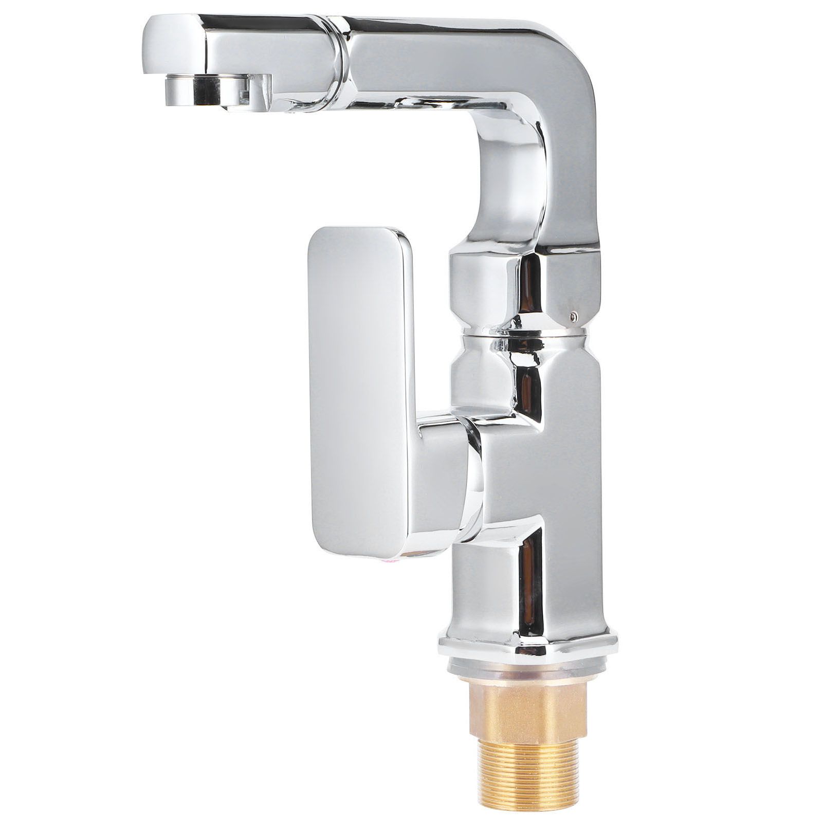 G1/2 Hot and Cold Single Hole Washbasin Faucet 360 Degree Rotate Single Handle view 7