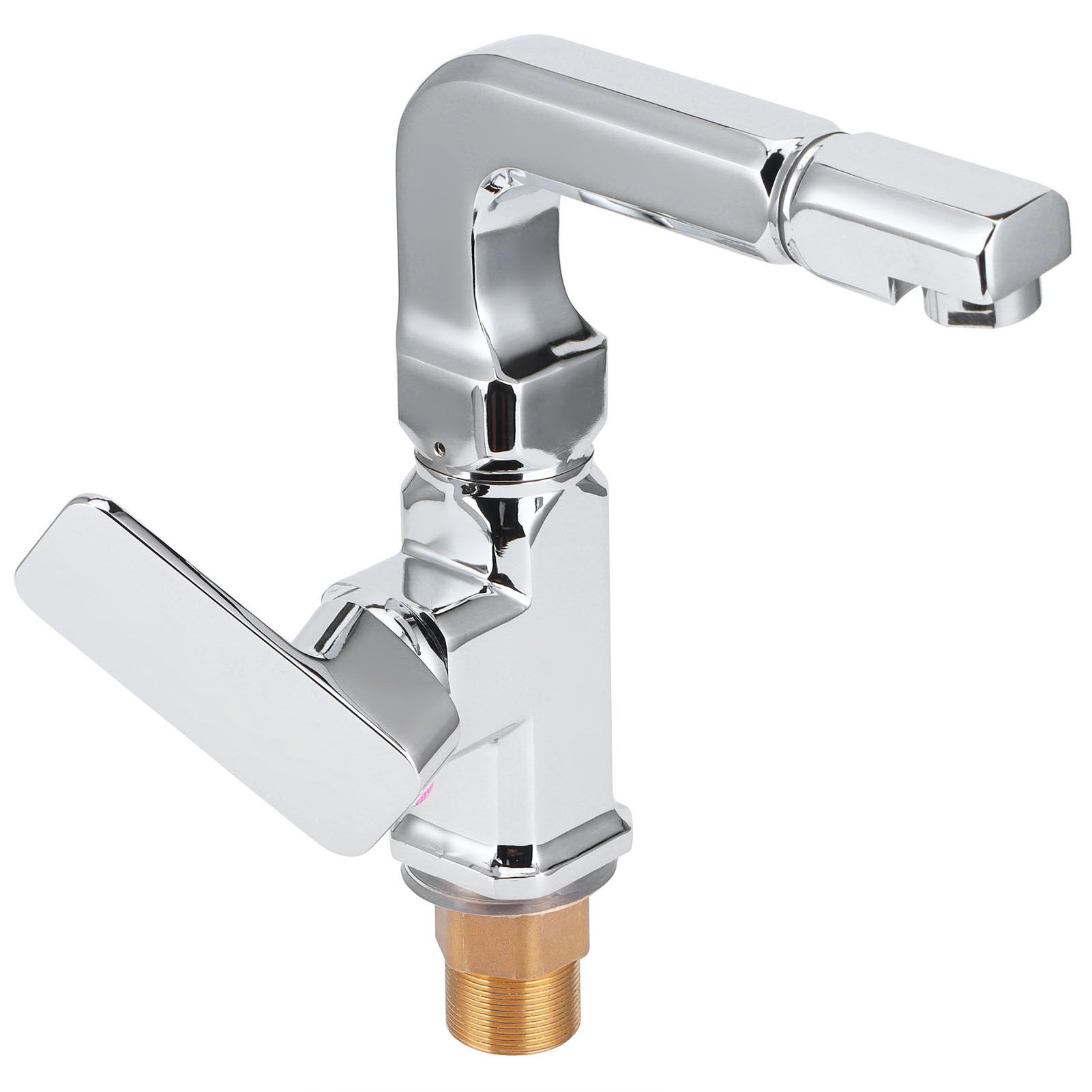 G1/2 Hot and Cold Single Hole Washbasin Faucet 360 Degree Rotate Single Handle view 8