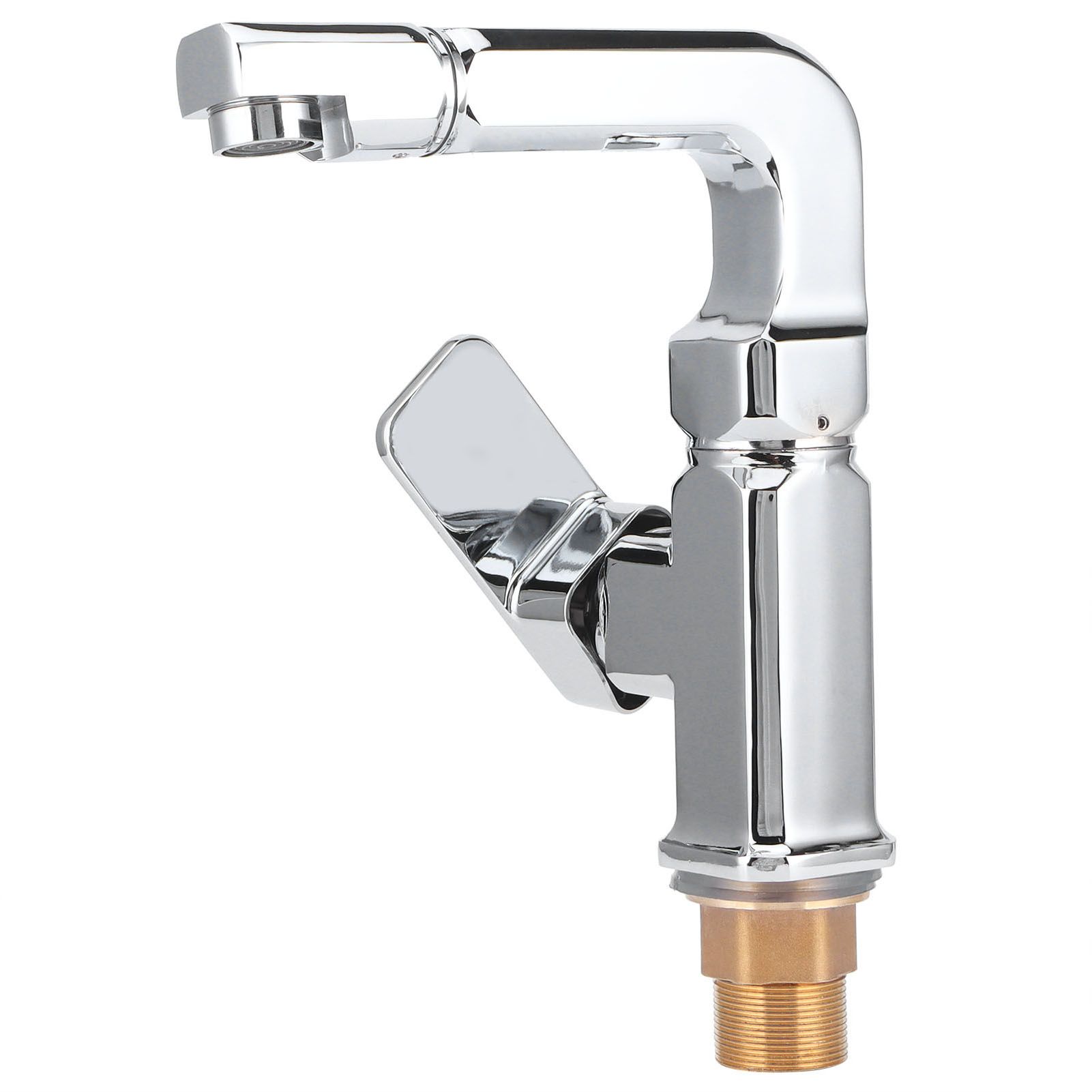 G1/2 Hot and Cold Single Hole Washbasin Faucet 360 Degree Rotate Single Handle view 10