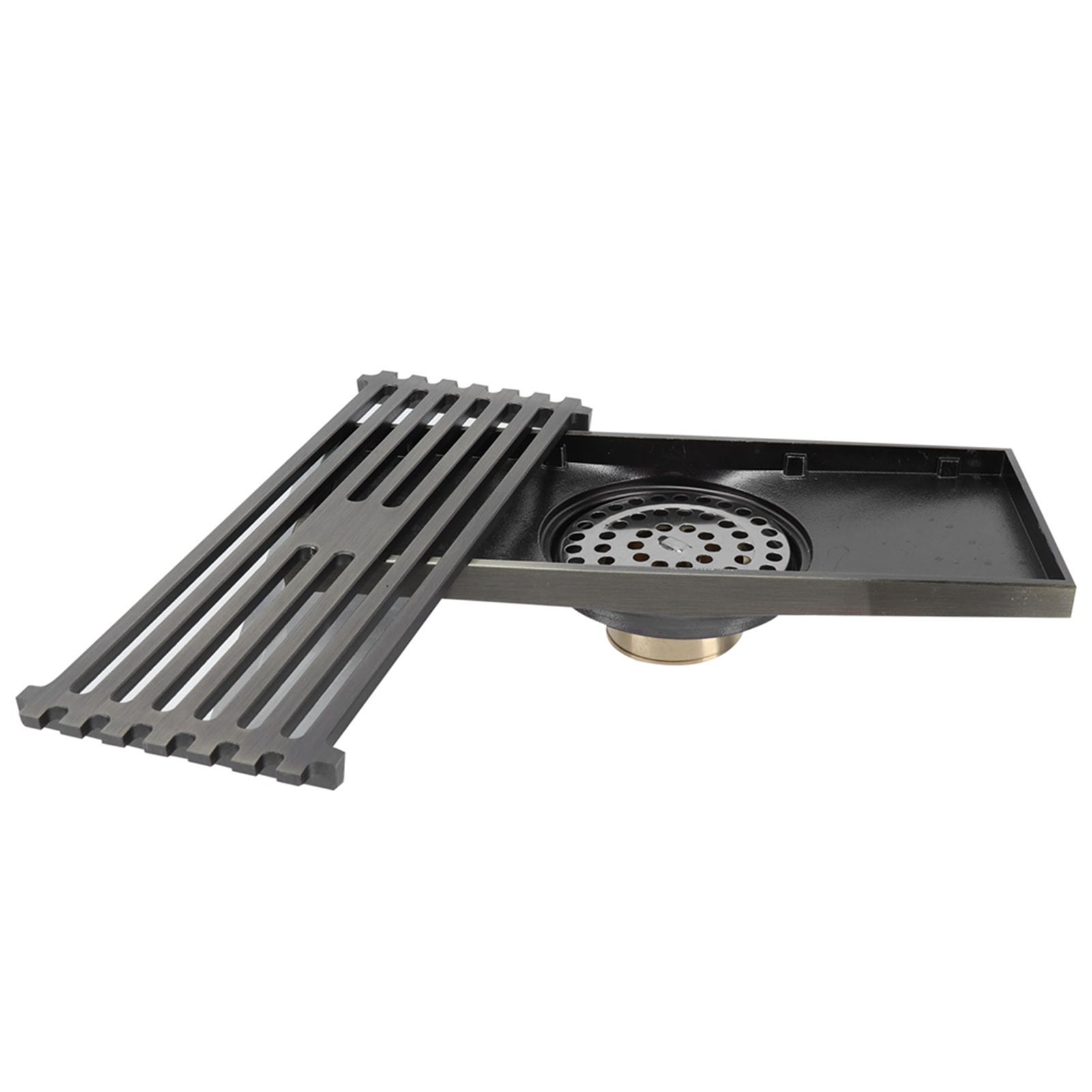 Linear Floor Drain with Removable Cover Antique Drain Set for Bathroom Toilet view 6