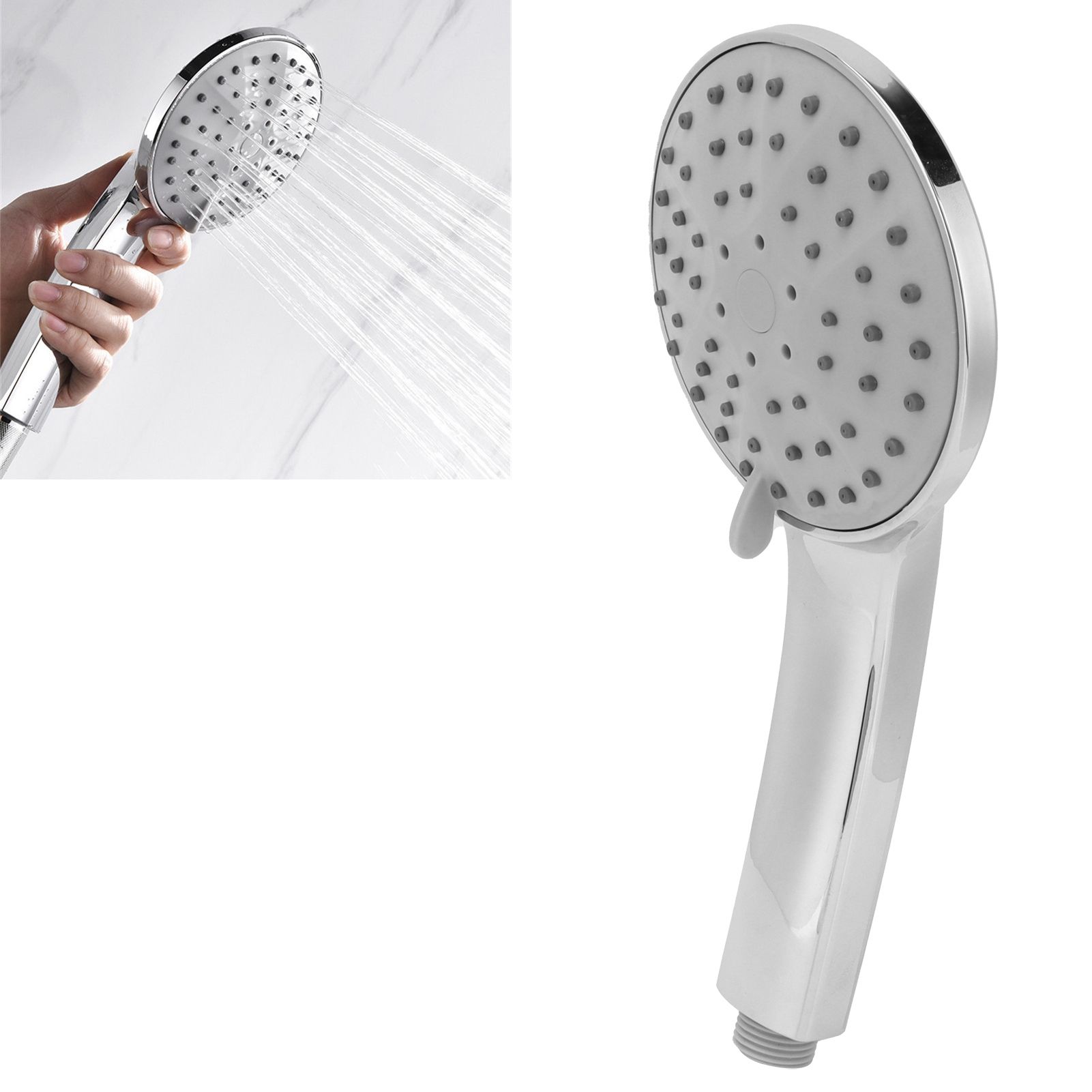 G1/2 Shower Head MultiFunction HandHeld Pressurized Shower Sprayer Bathroom view 11